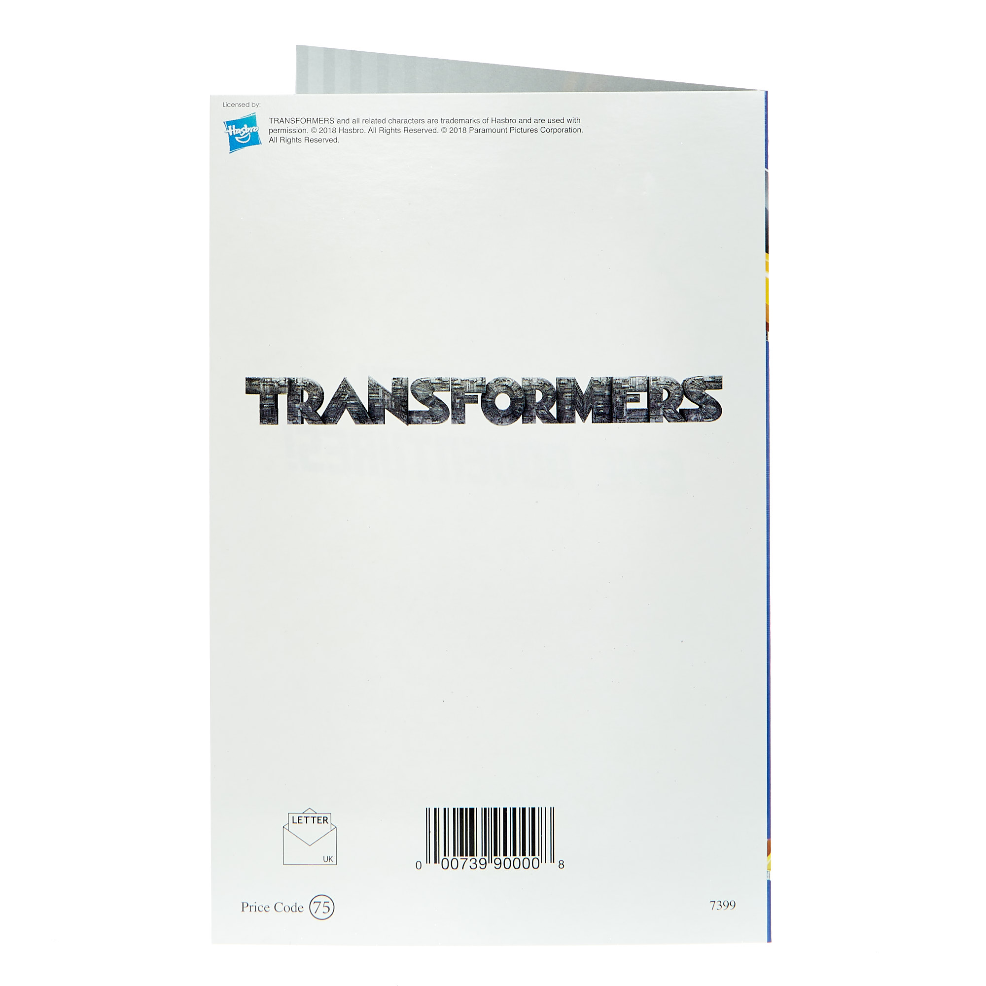 Transformers 6th Birthday Card
