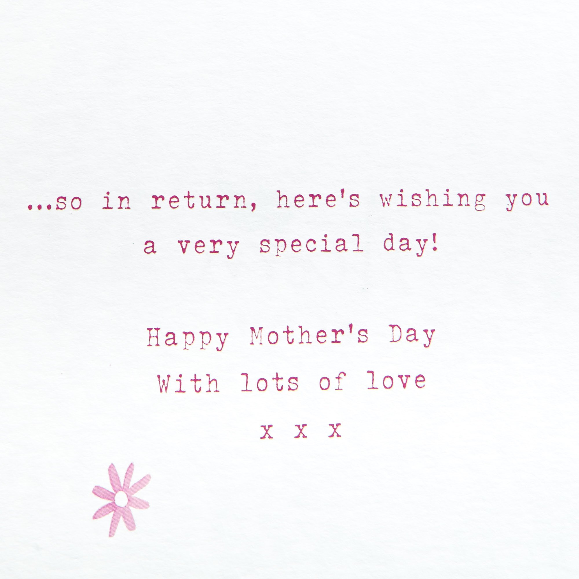 Mother's Day Card - For You Mum Squirrel