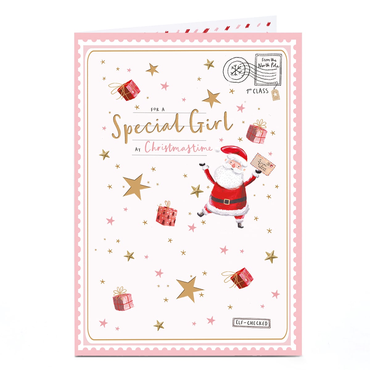 Christmas Card - Letter From Santa, For a Special Girl