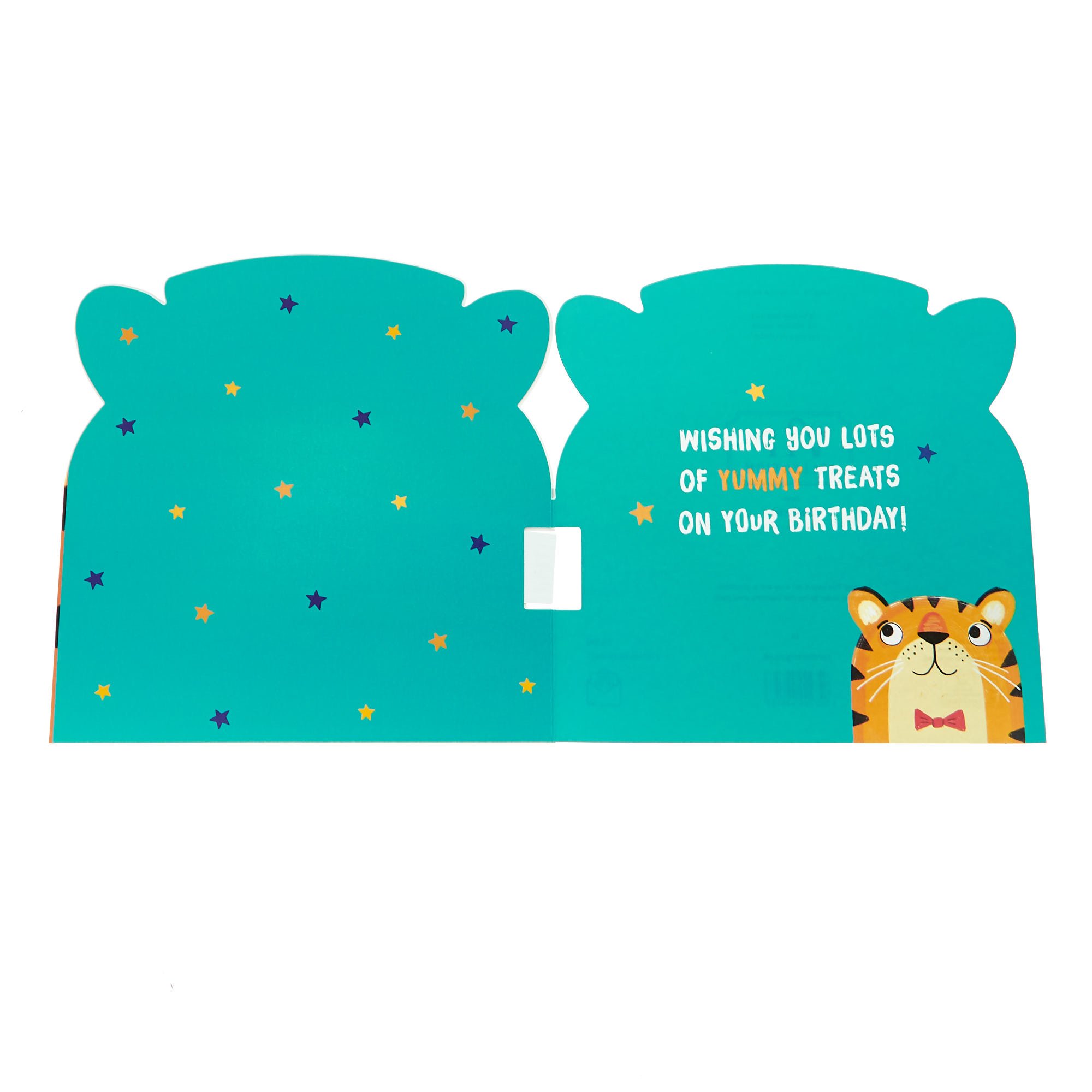 Great Grandson Pull-Tab Tiger Birthday Card