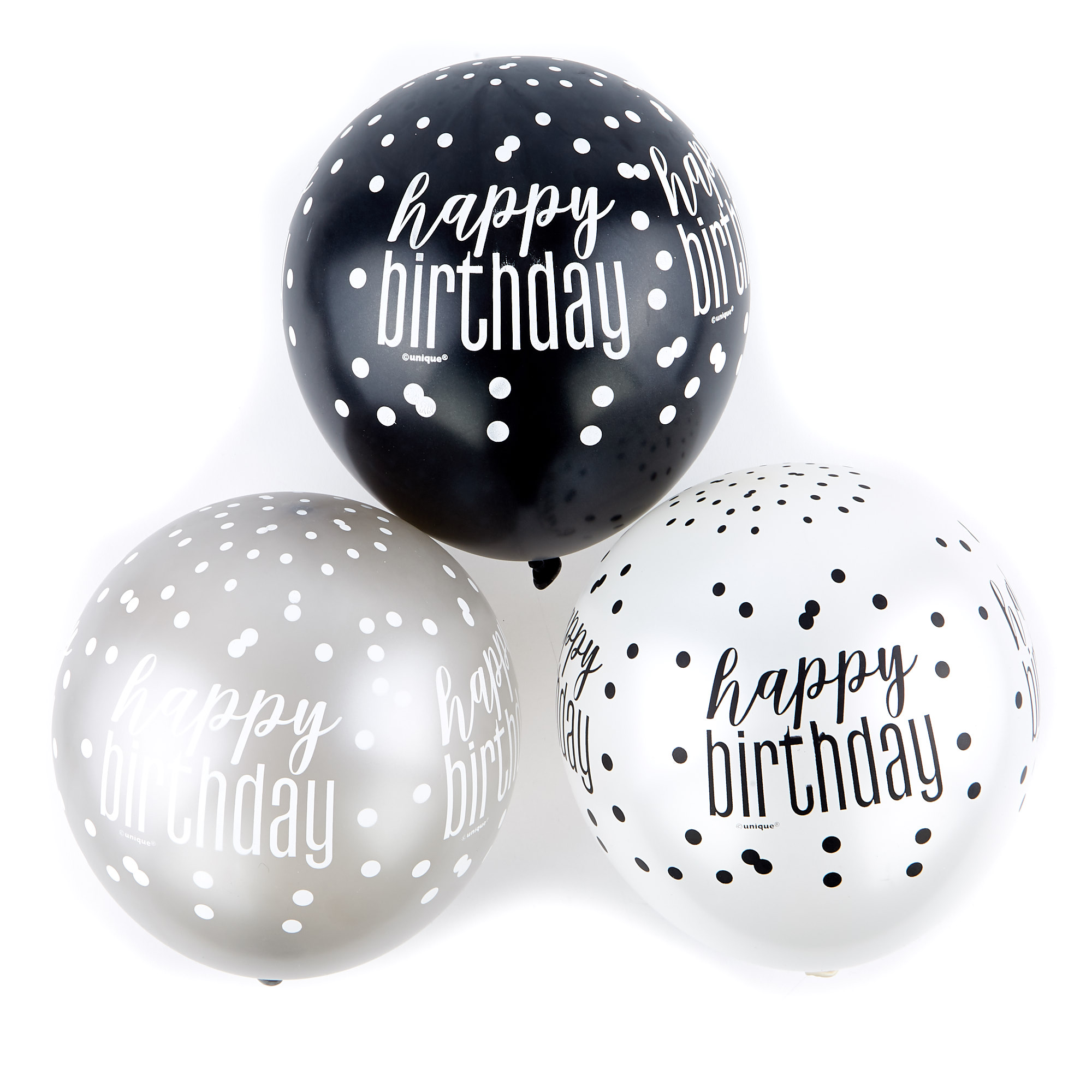 Buy Black Happy Birthday Party Tableware & Decorations Bundle 78