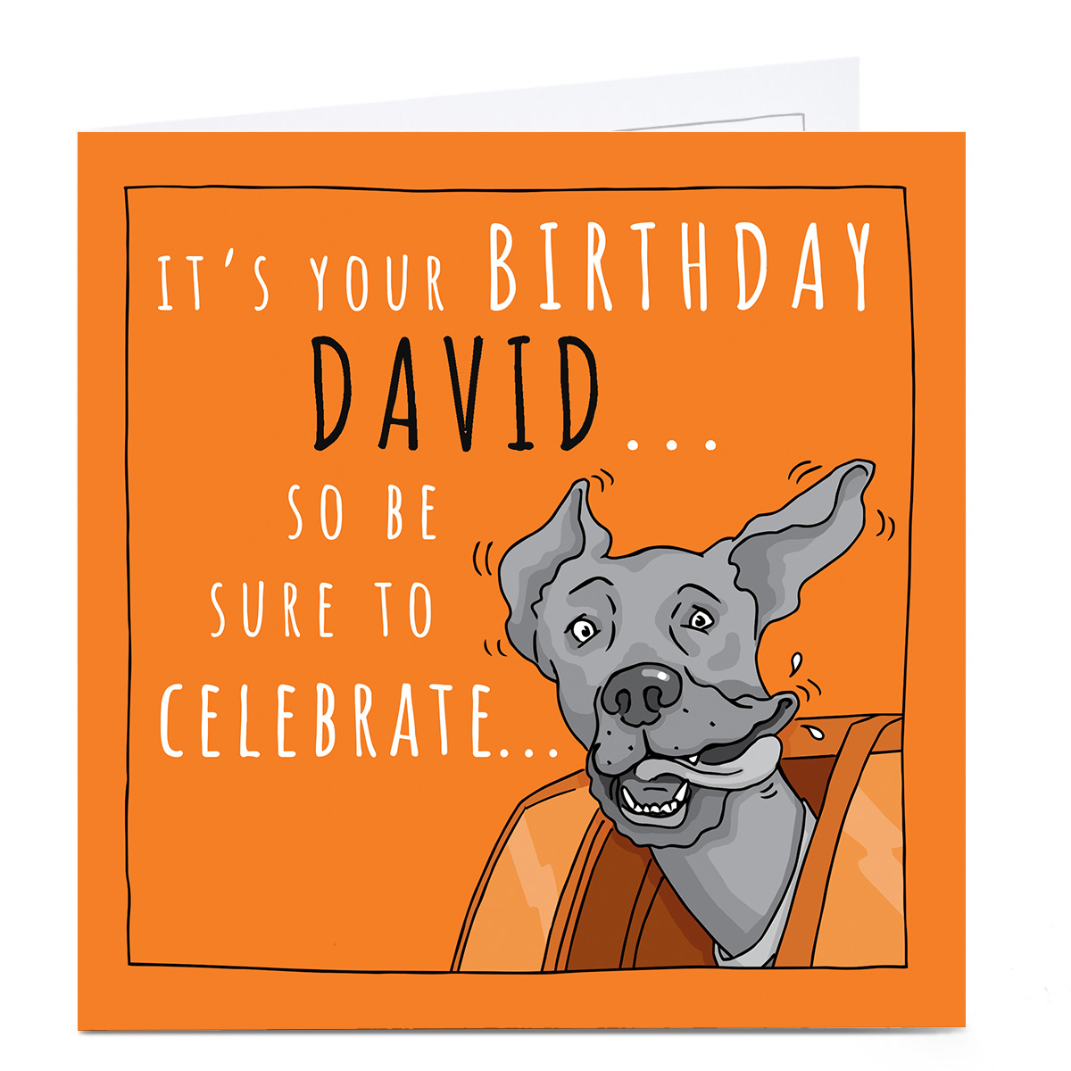 Personalised Totally Pawsome Birthday Card - Be Sure To Celebrate...