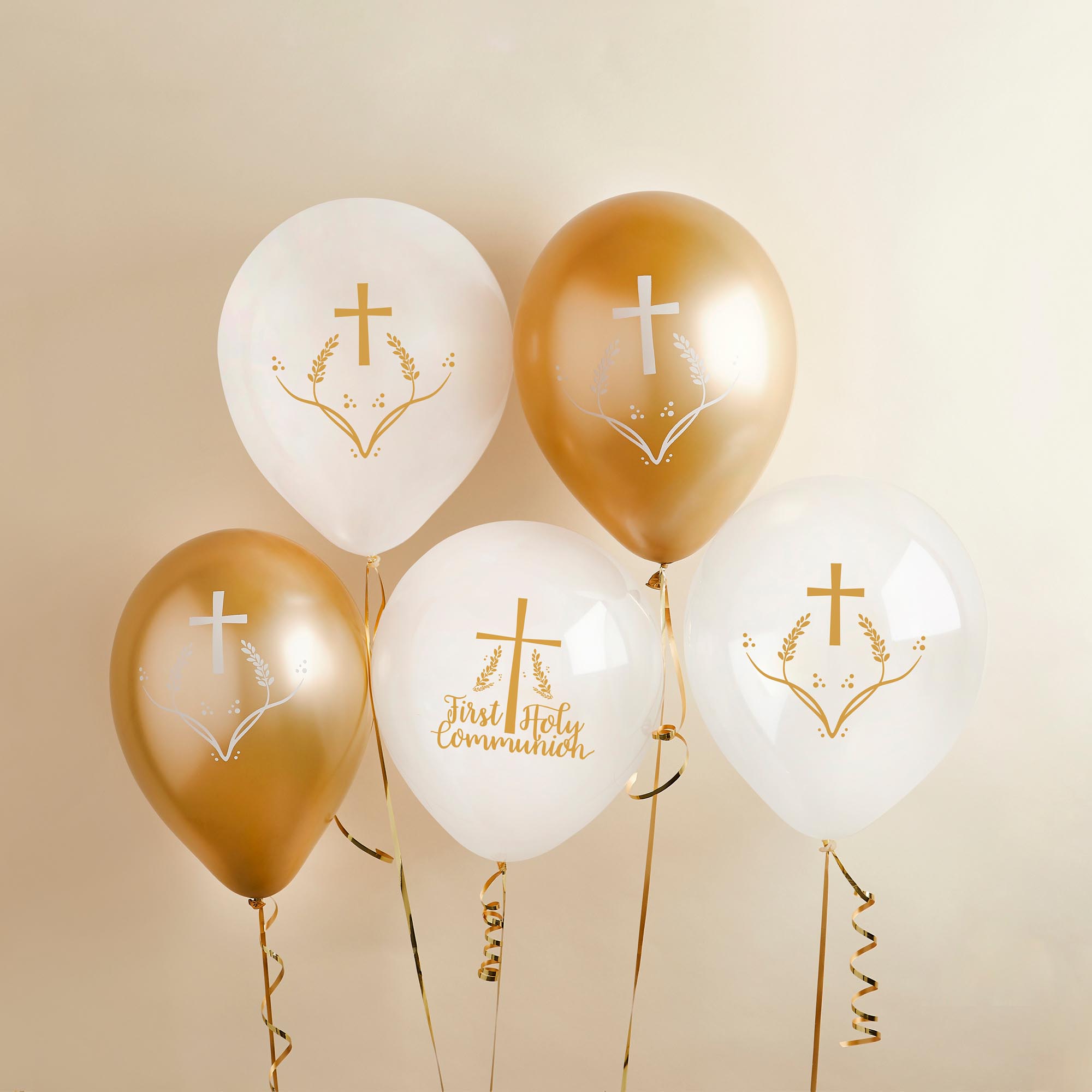 Communion 12-Inch Latex Balloons - Pack of 5