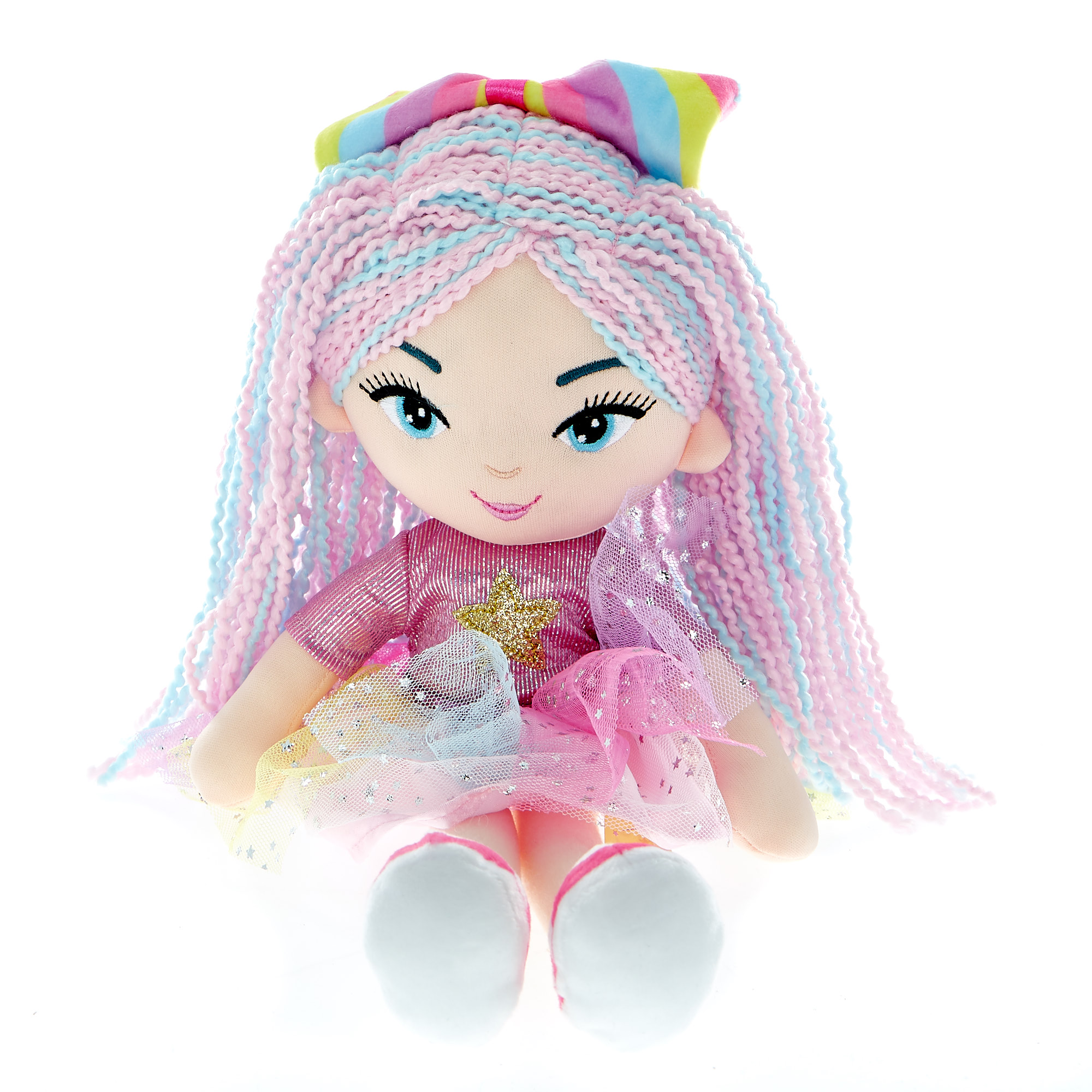 Hey Girl! Sky Rainbow Girl Soft Toy Doll