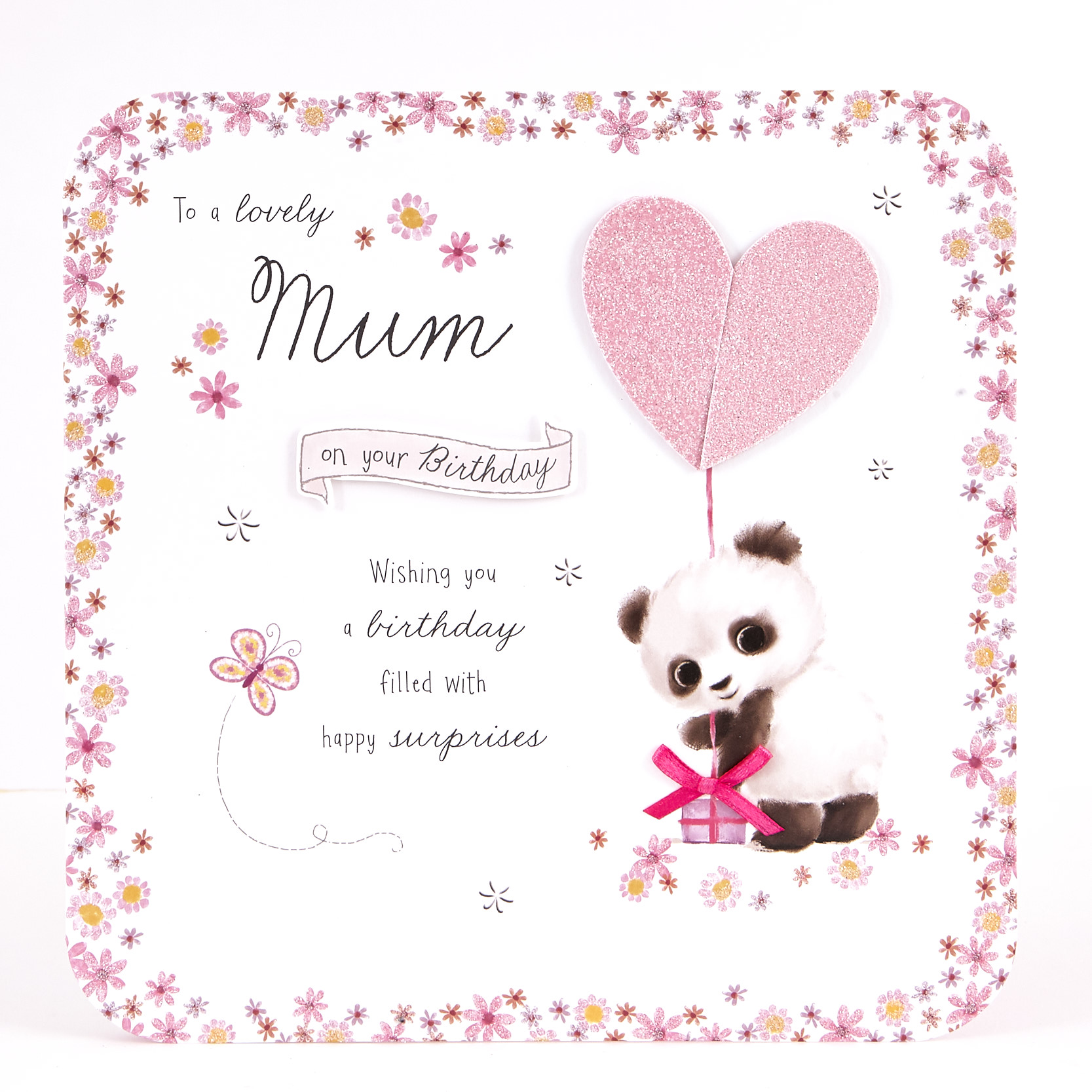 Exquisite Collection Birthday Card - Mum Panda