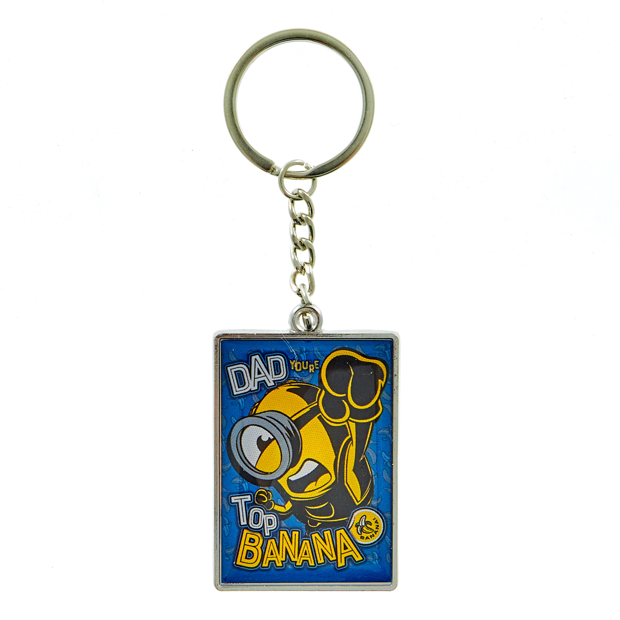 Dad Top Banana Minions Keyring 