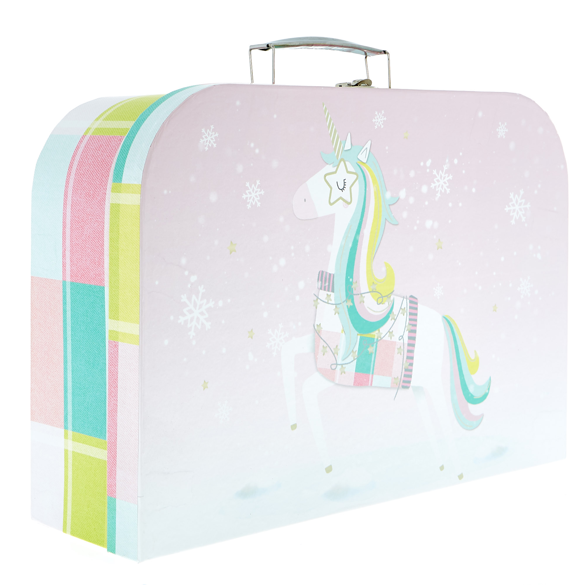 Unicorn & Cat Christmas Luggage Boxes - Set of 2