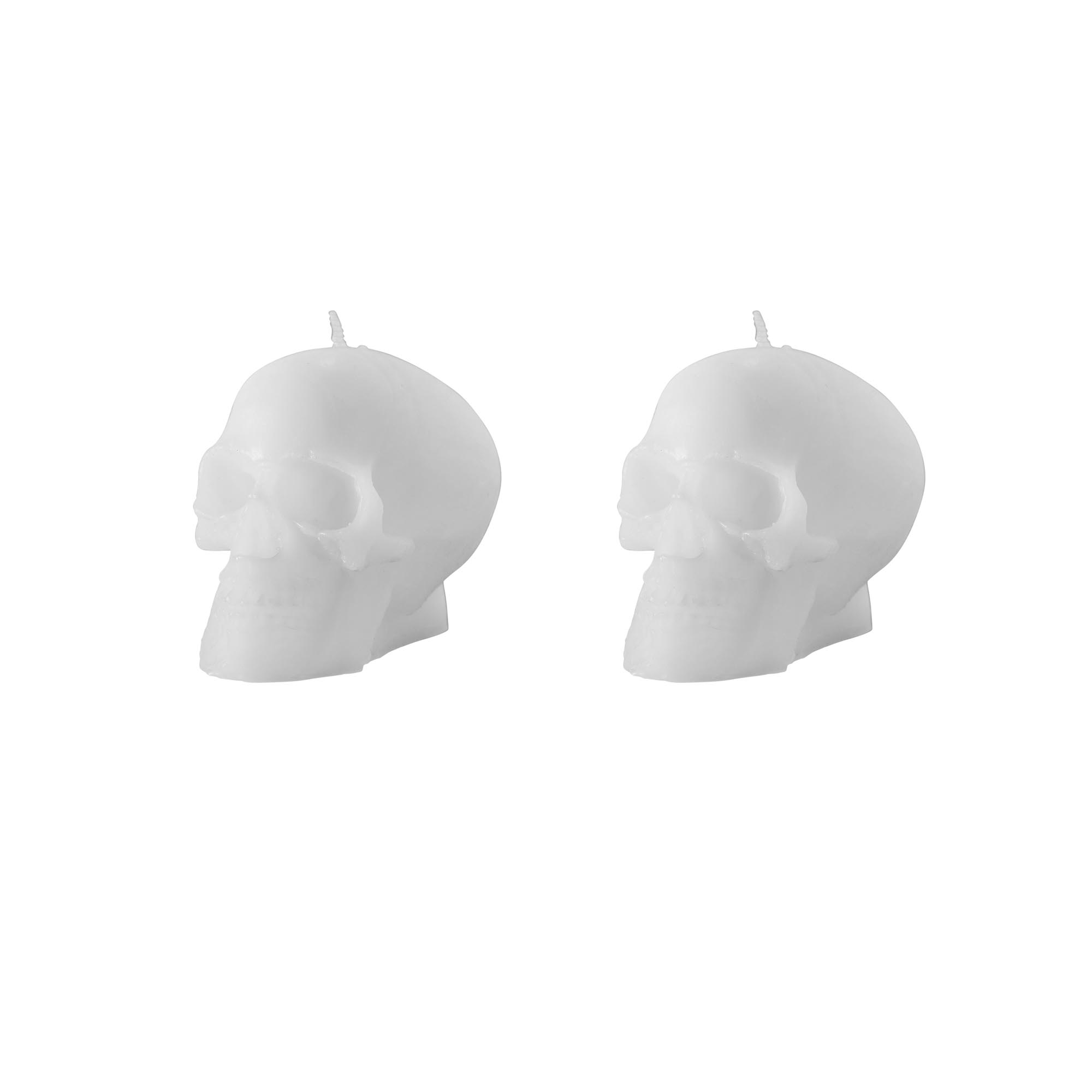 Mini Skull Candles - Pack of 2