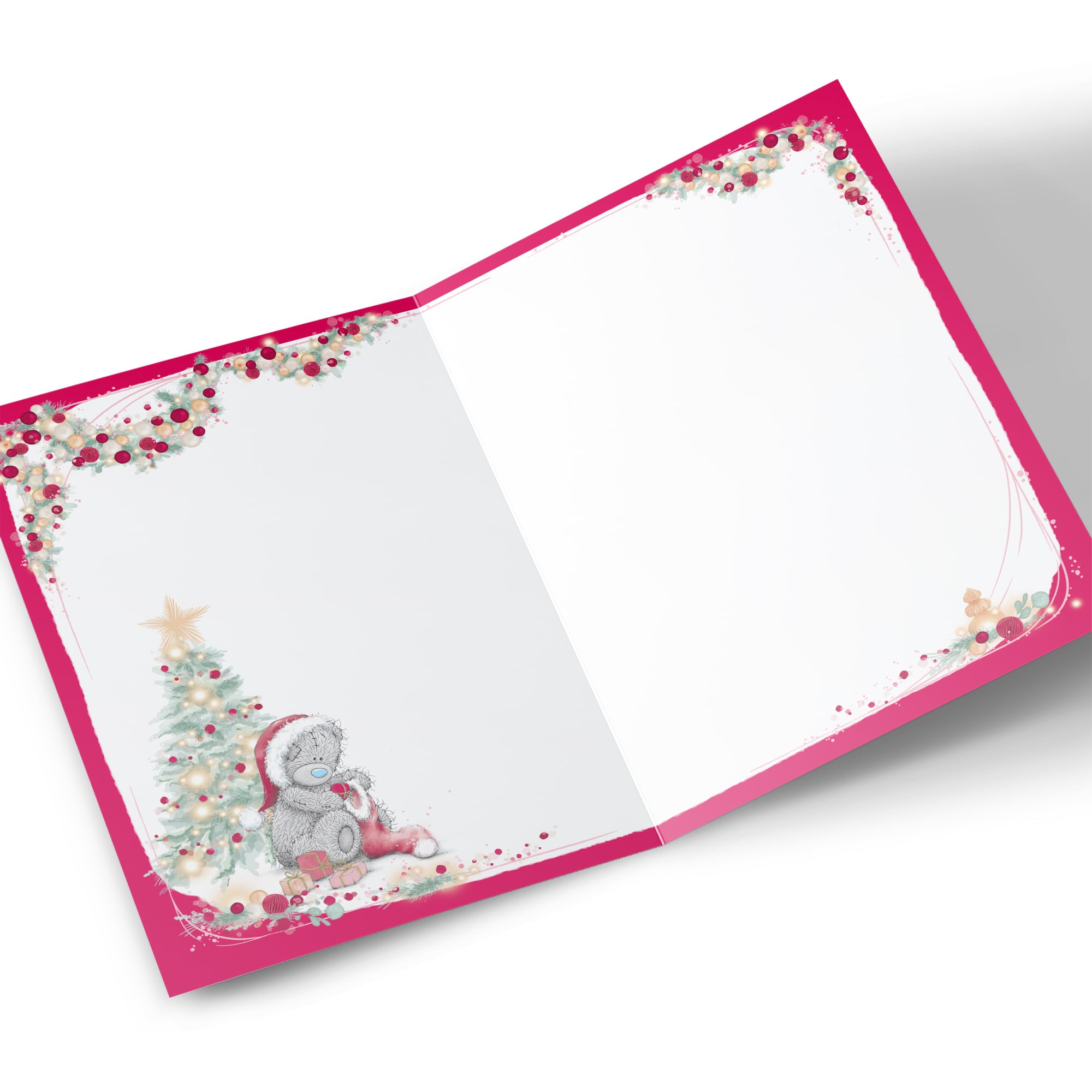 Personalised Tatty Teddy Christmas Card - Baby's First Christmas, Any Name