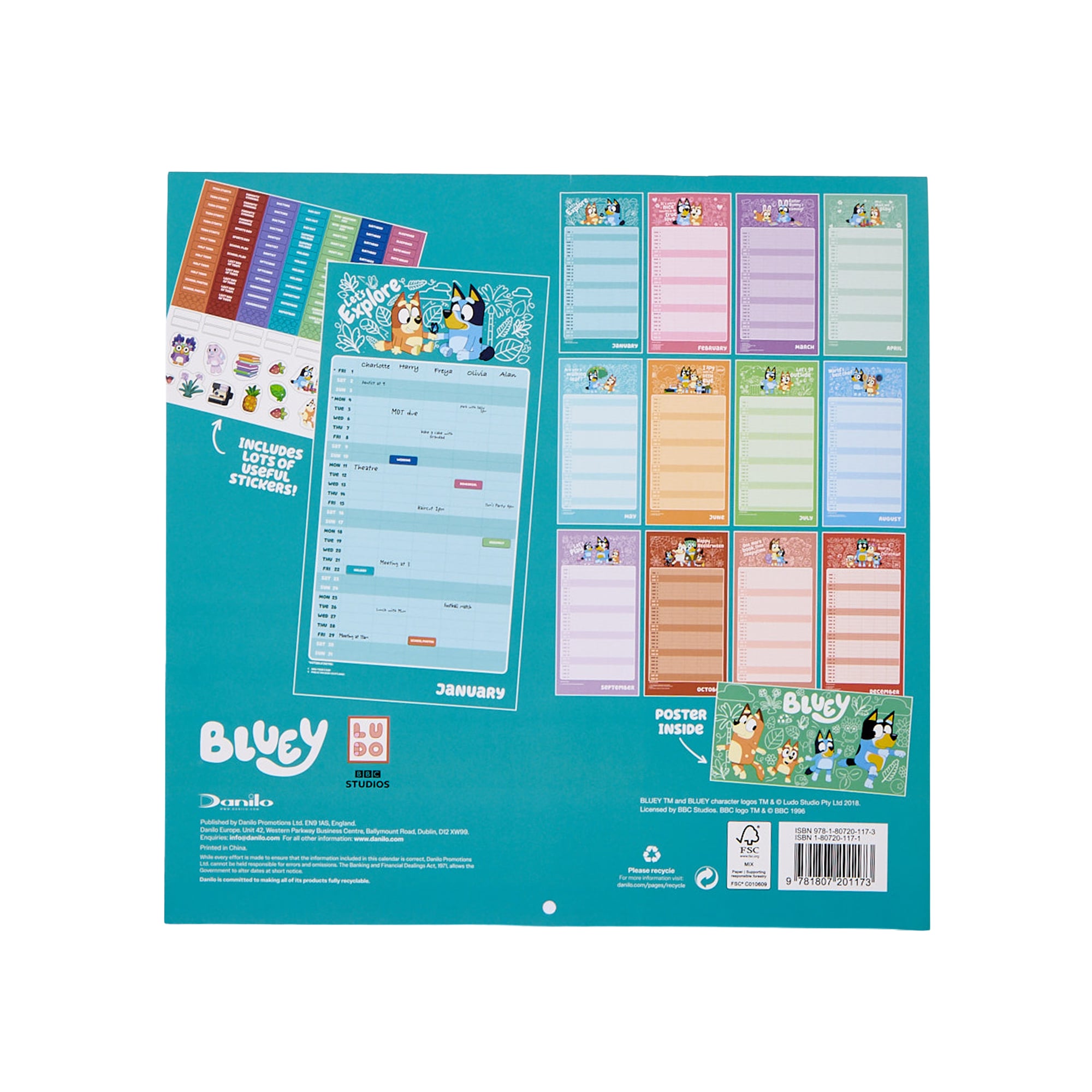 Bluey 2027 Family Organiser