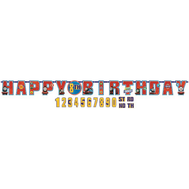 Thomas the Tank Engine Party Tableware & Decoration Bundle - 16 Guests