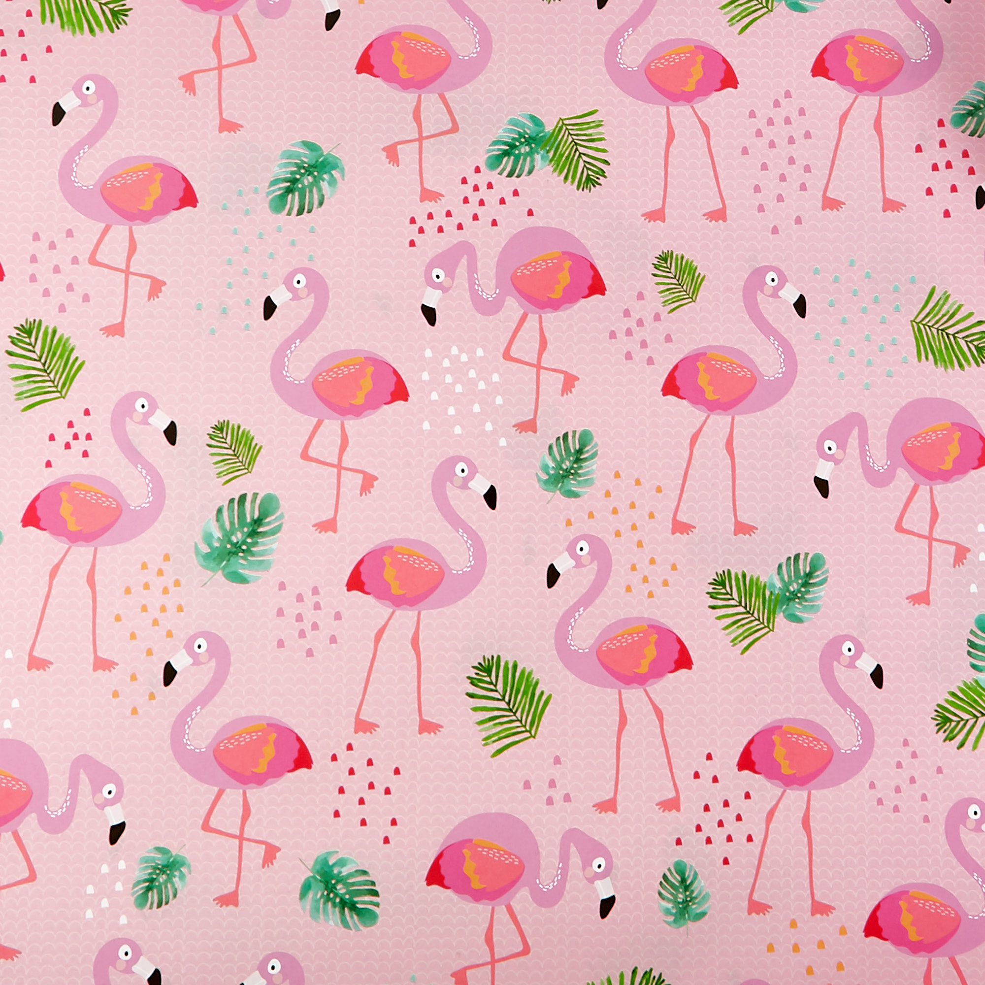 Flamingo Wrapping Paper - 24 Sheets
