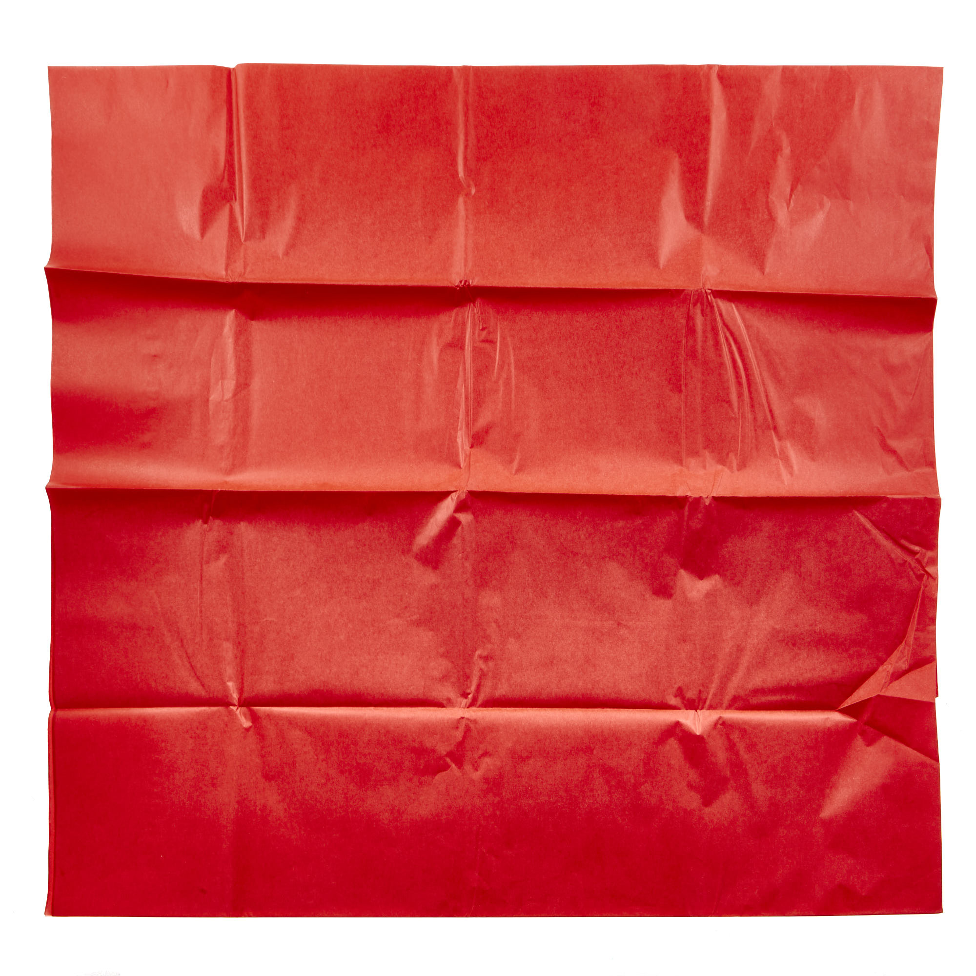 Red Tissue Paper Table Cover