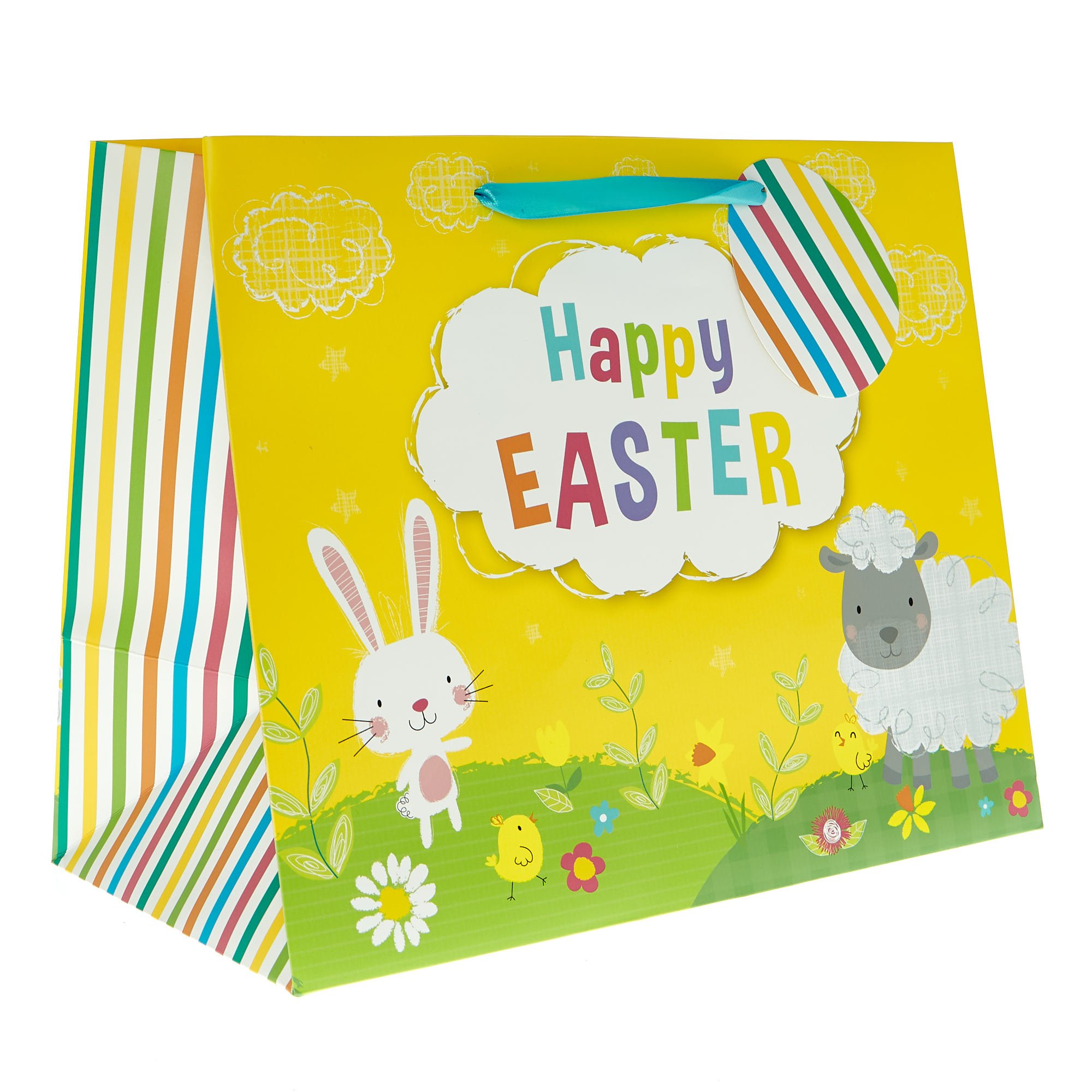 Large Landscape Cute Animals Easter Gift Bag