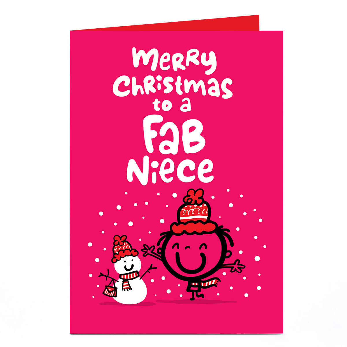 Personalised Fruitloops Christmas Card - Fab Niece