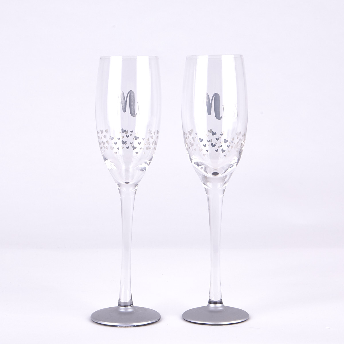 Mr & Mrs Wedding Champagne Flutes
