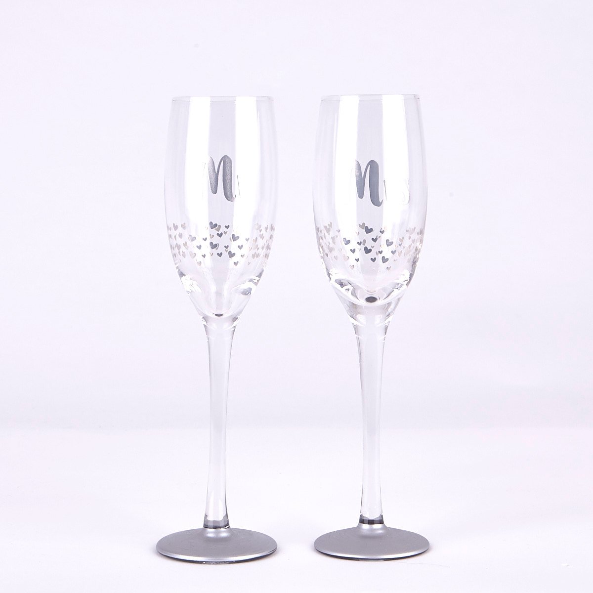 Mr & Mrs Wedding Champagne Flutes