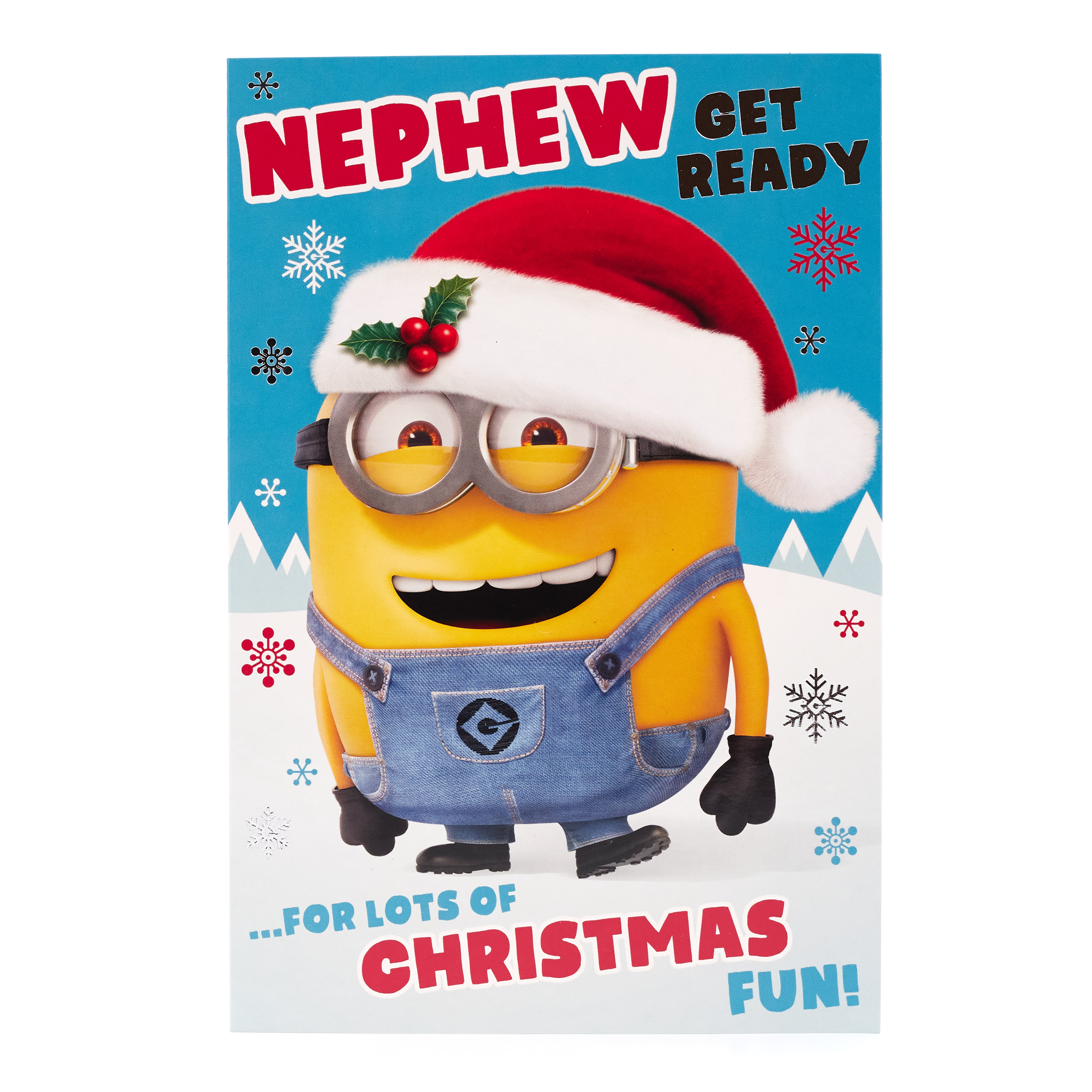 Minion Christmas Card - Nephew, Christmas Fun