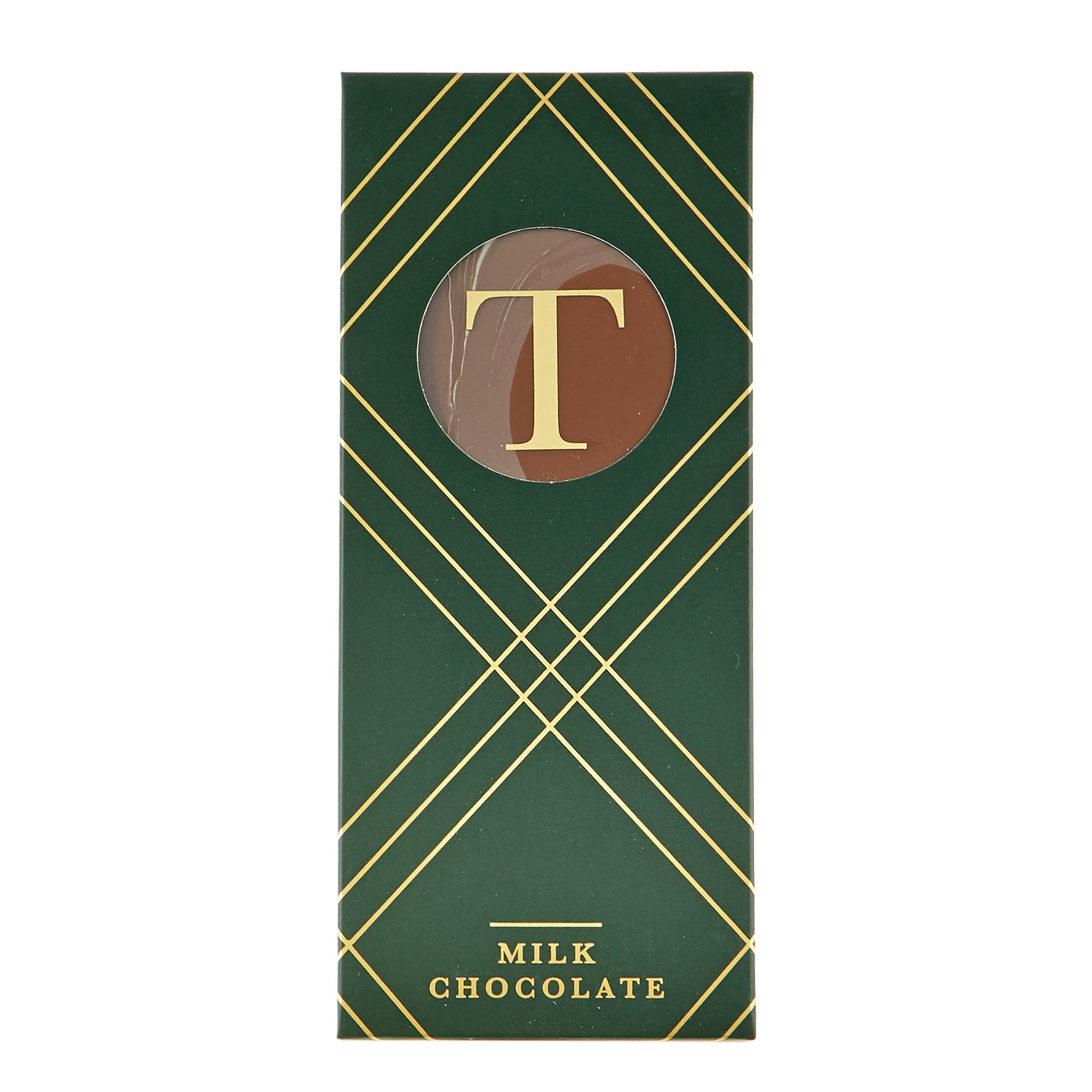 Letter T Milk Chocolate Slab