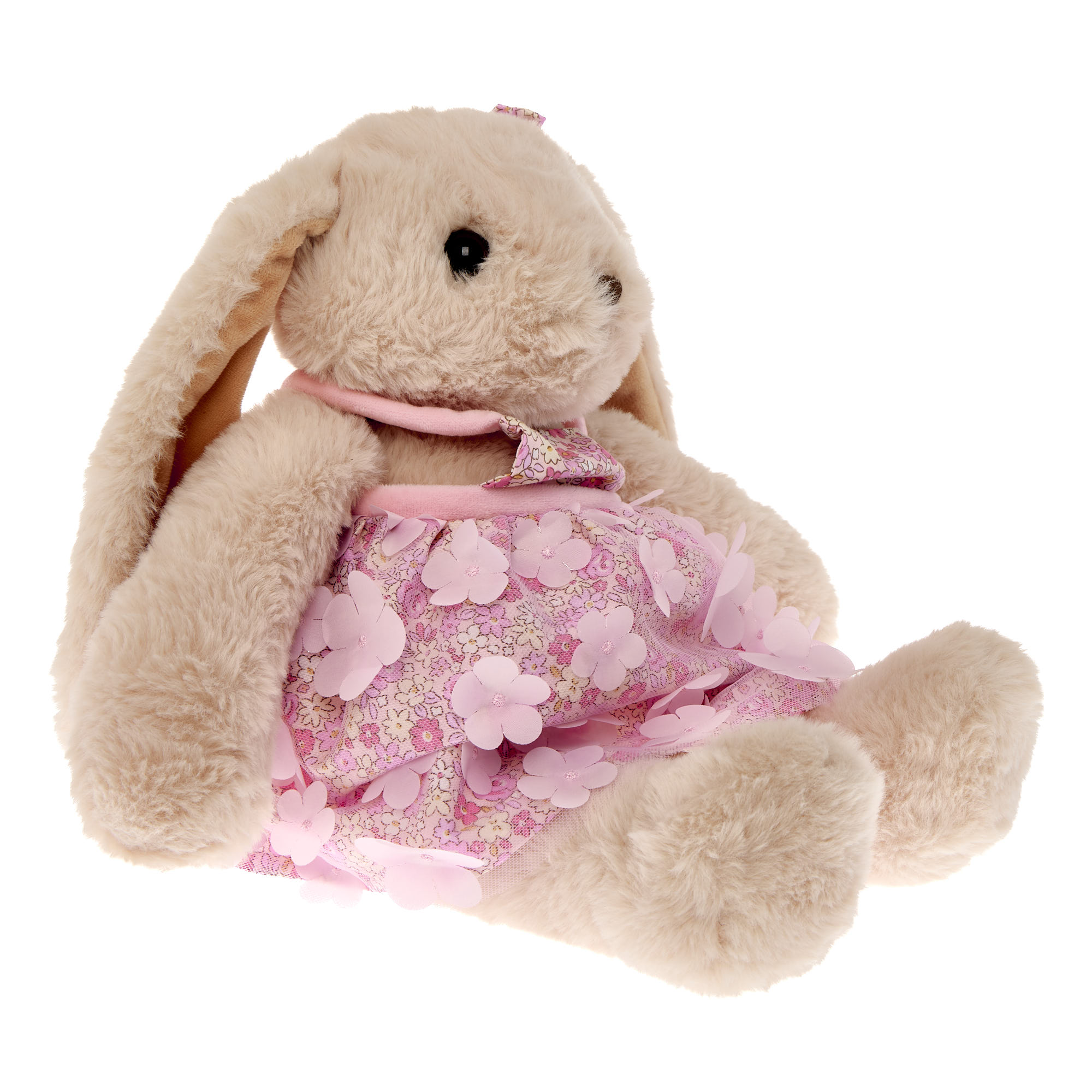 Large Flower Bunny Soft Toy