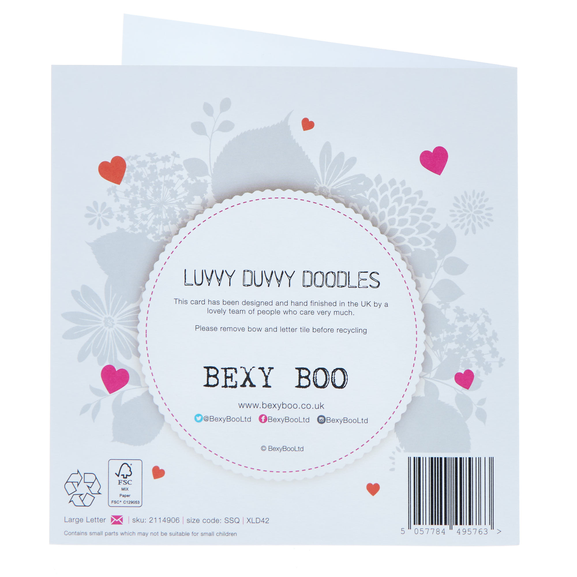 Bexy Boo Mum Christmas Card