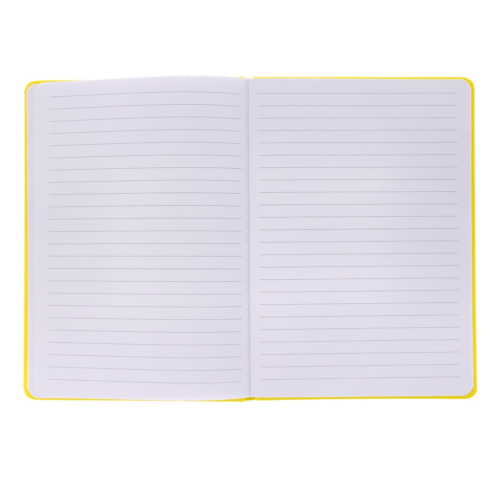 Yellow A5 Lined Notebook