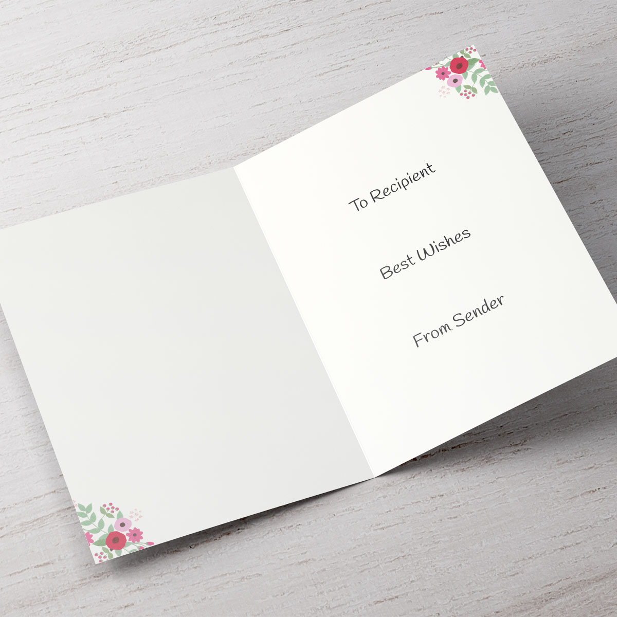 Personalised Wedding Card - Be My Bridesmaid Floral