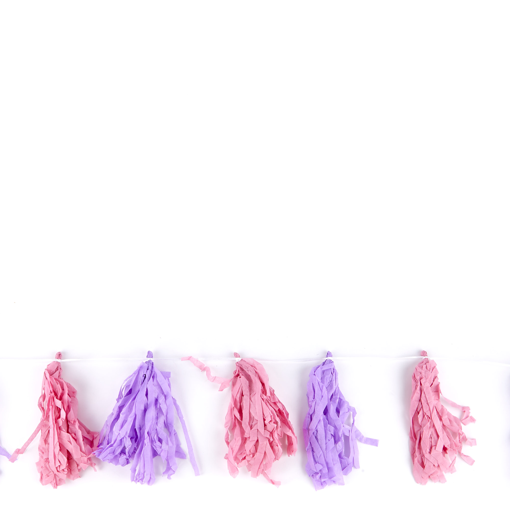 Pink & Purple 9ft Tassel Garland 