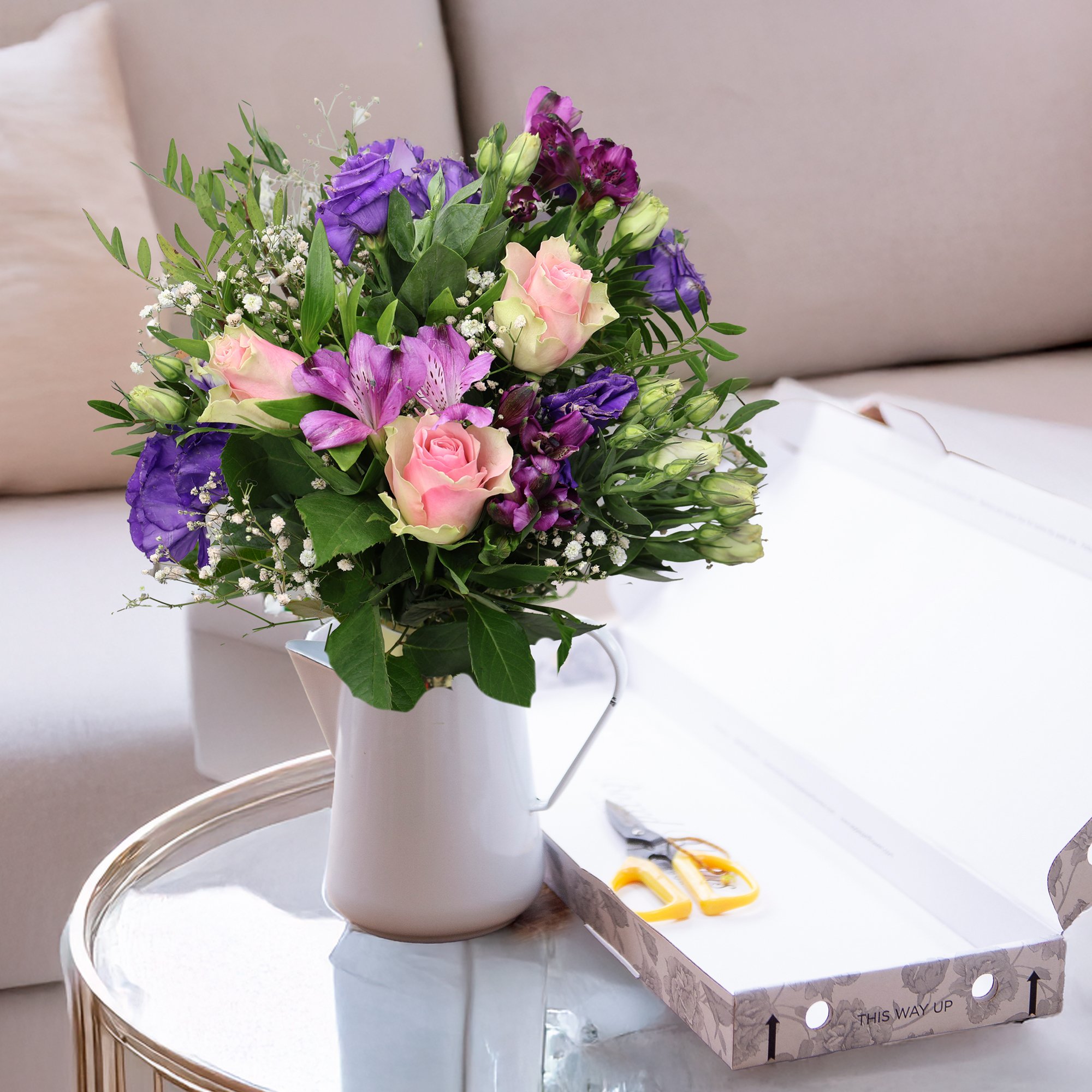 Blossoming Gifts Elegance Letterbox Flower Bouquet