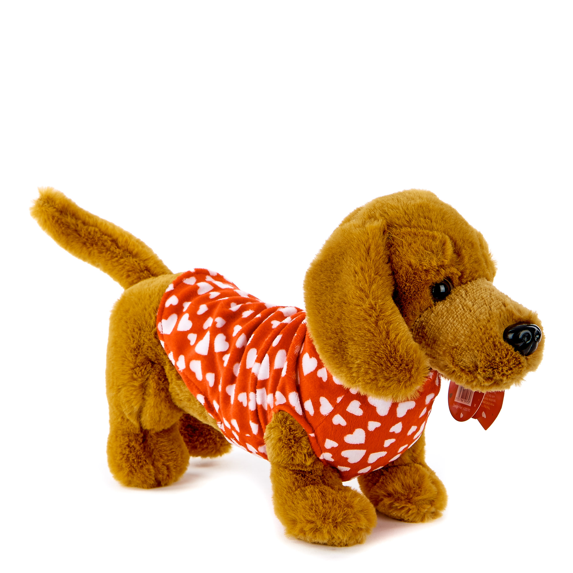 Sausage Dog Valentine's Day Soft Toy