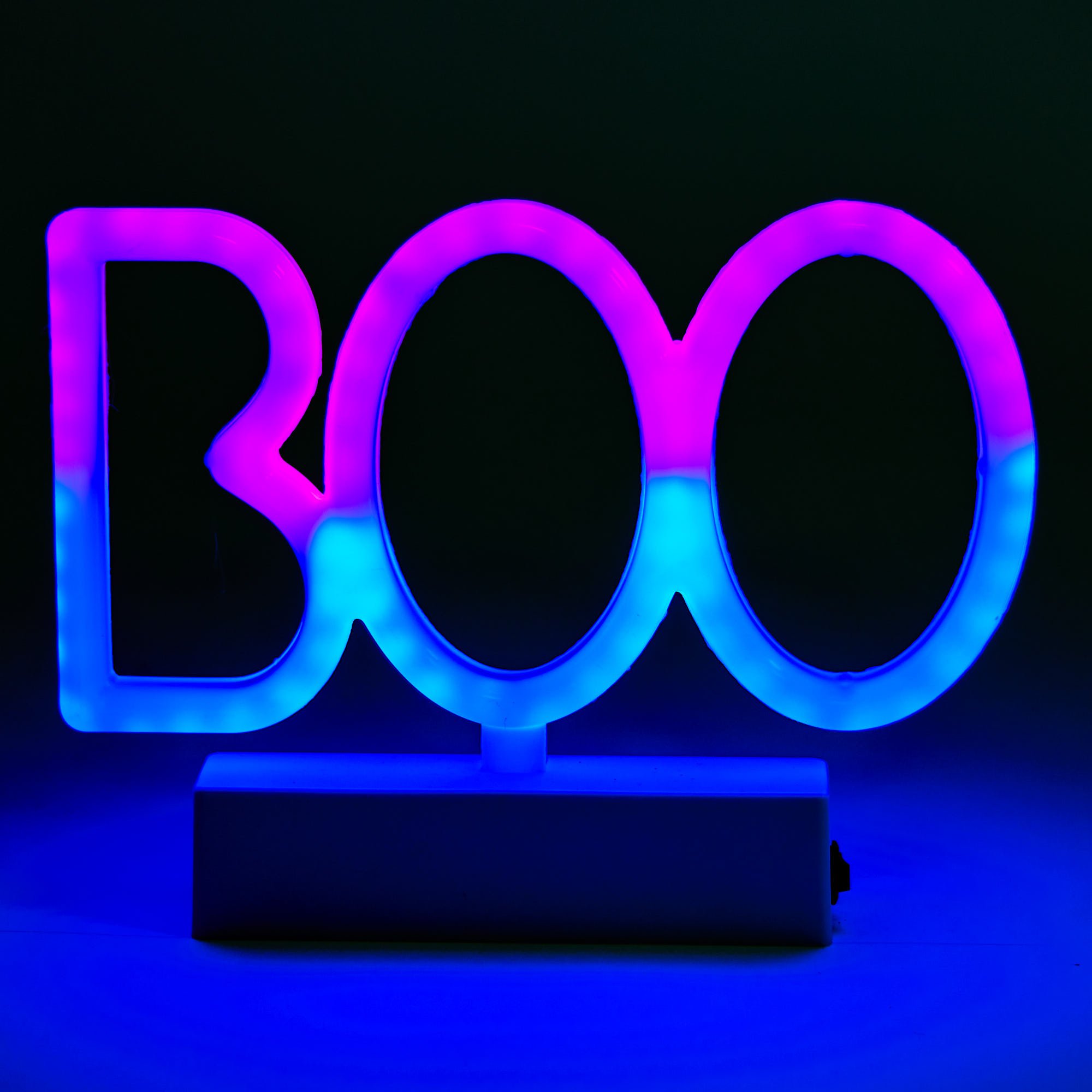 Boo LED Halloween Sign