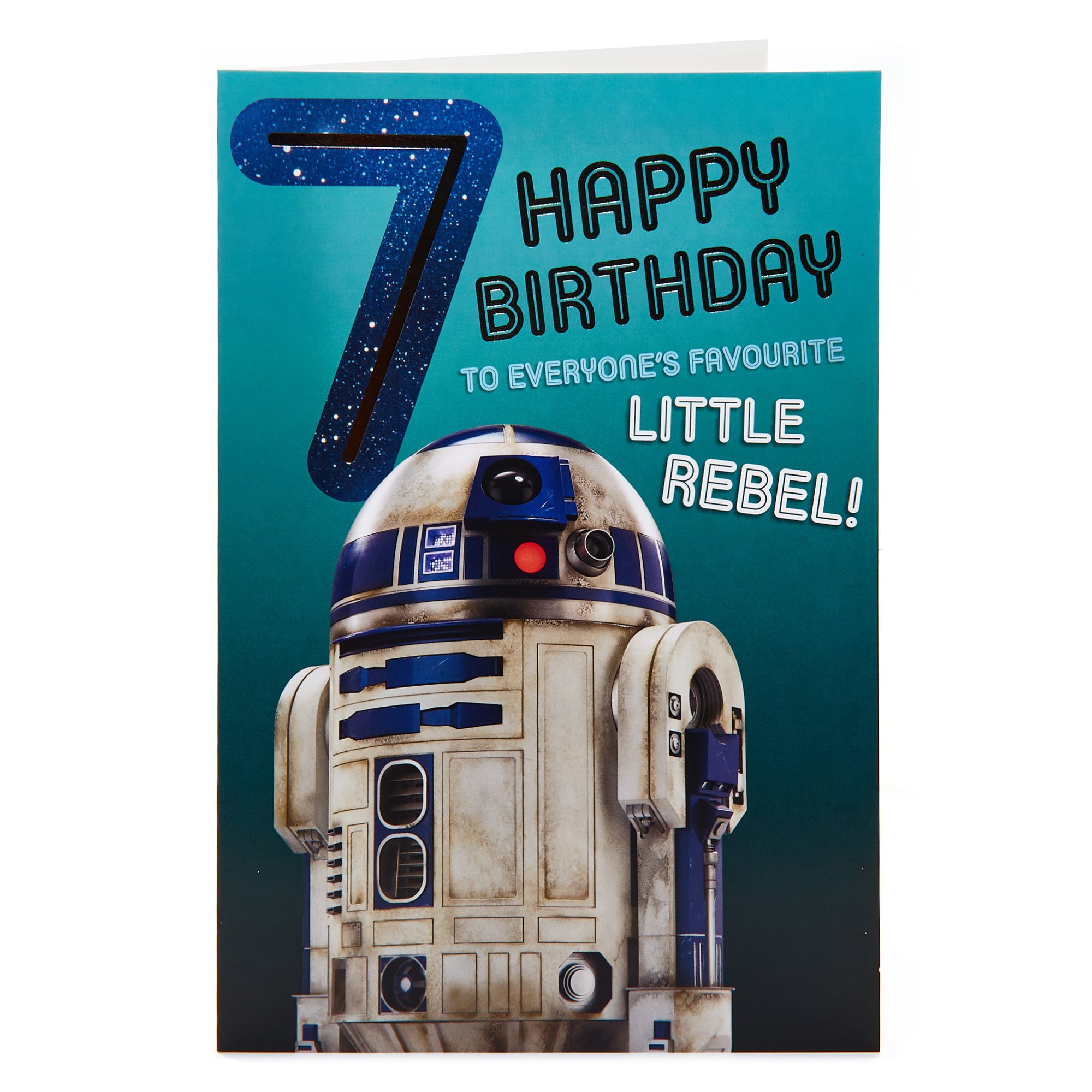 Star Wars 7th Birthday Card