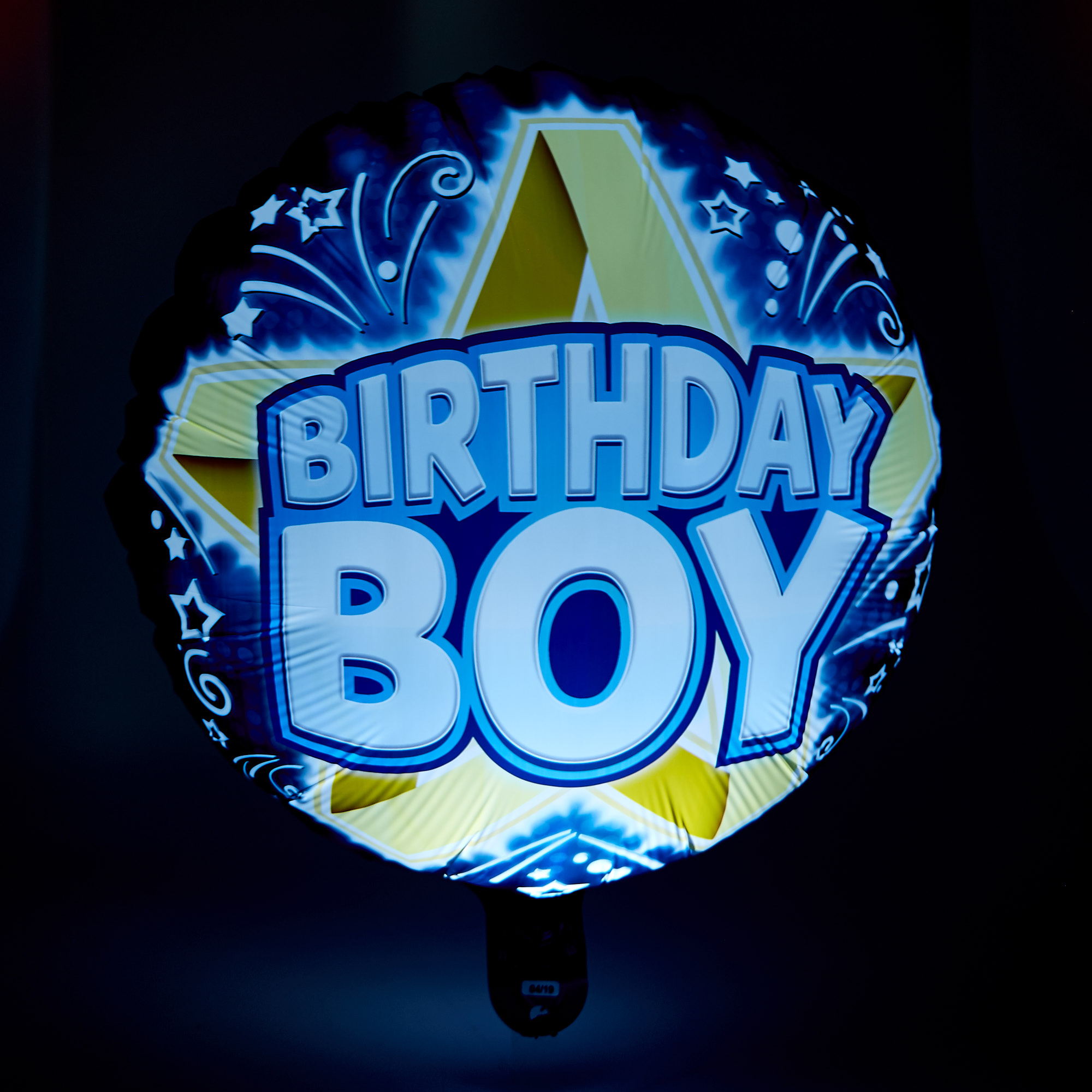 Birthday Boy Light-Up LED 22-Inch Foil Helium Balloon 