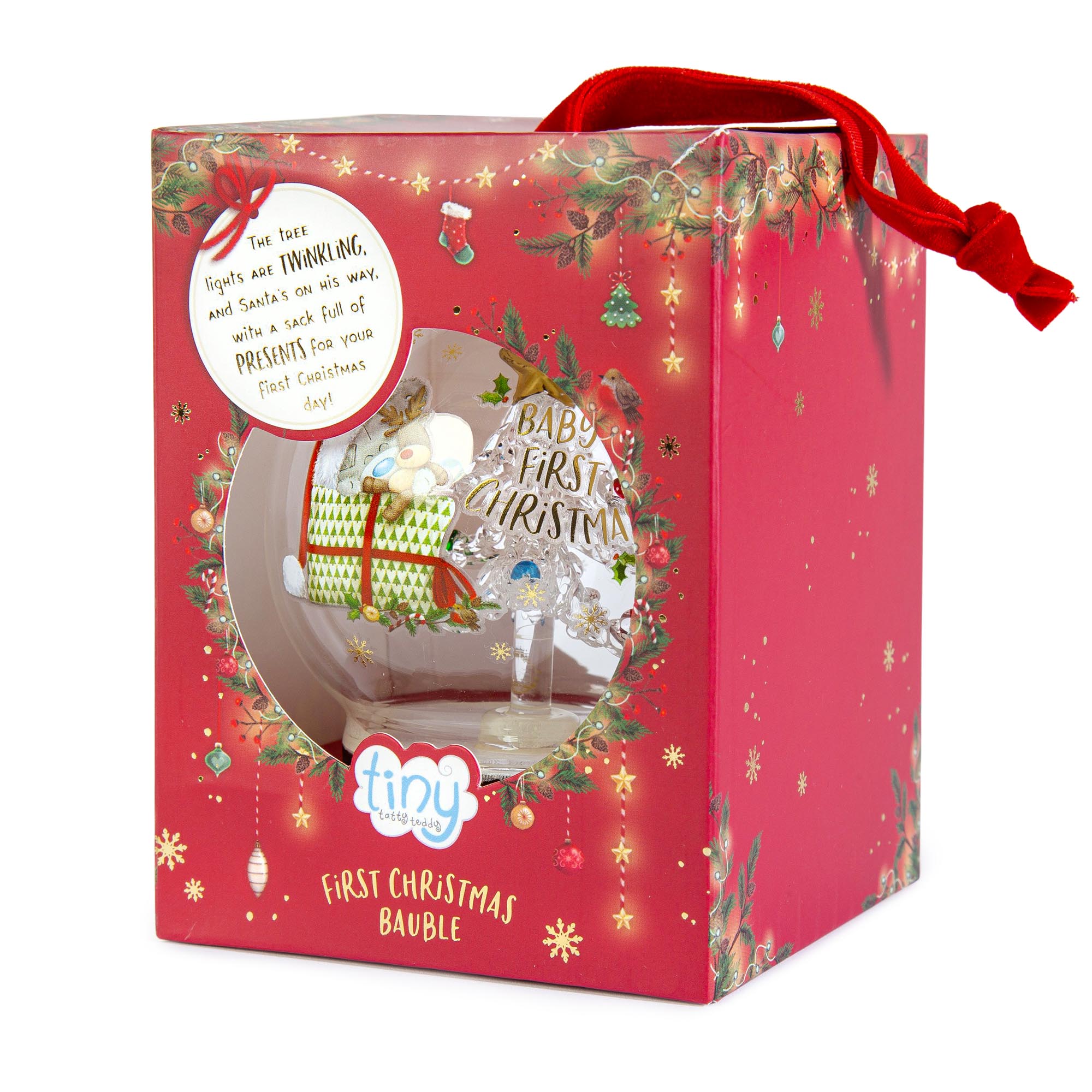 Tiny Tatty Teddy First Christmas Bauble