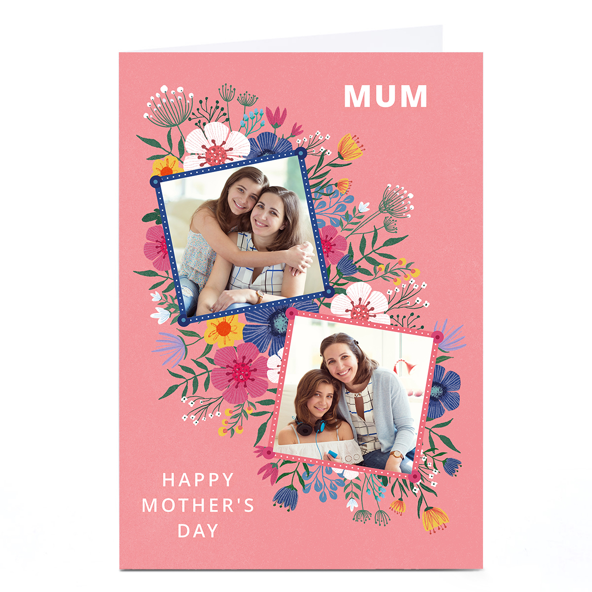 Photo Dalia Clark Mother's Day Card - Floral Frames