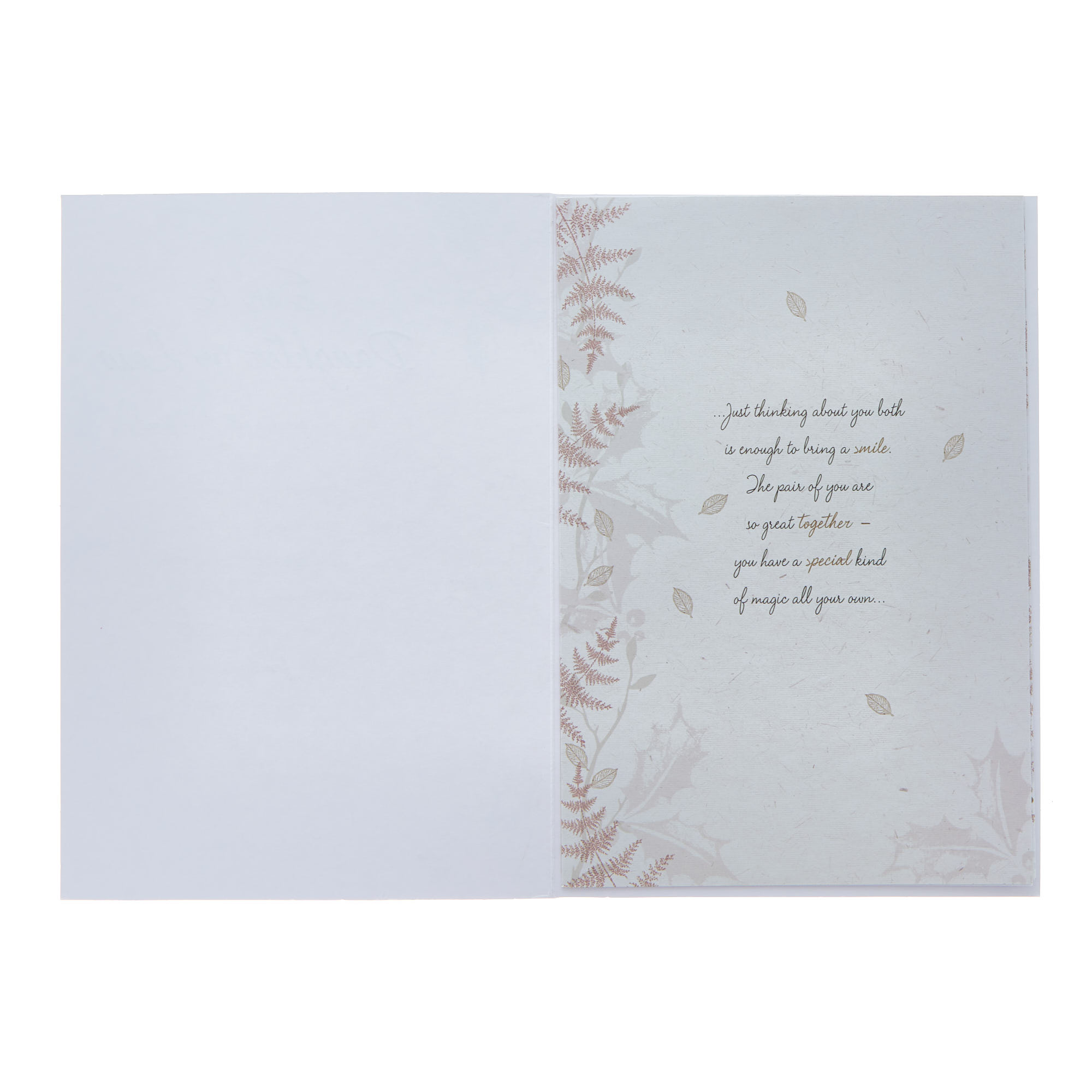 Son & Daughter In Law Special Words Christmas Card