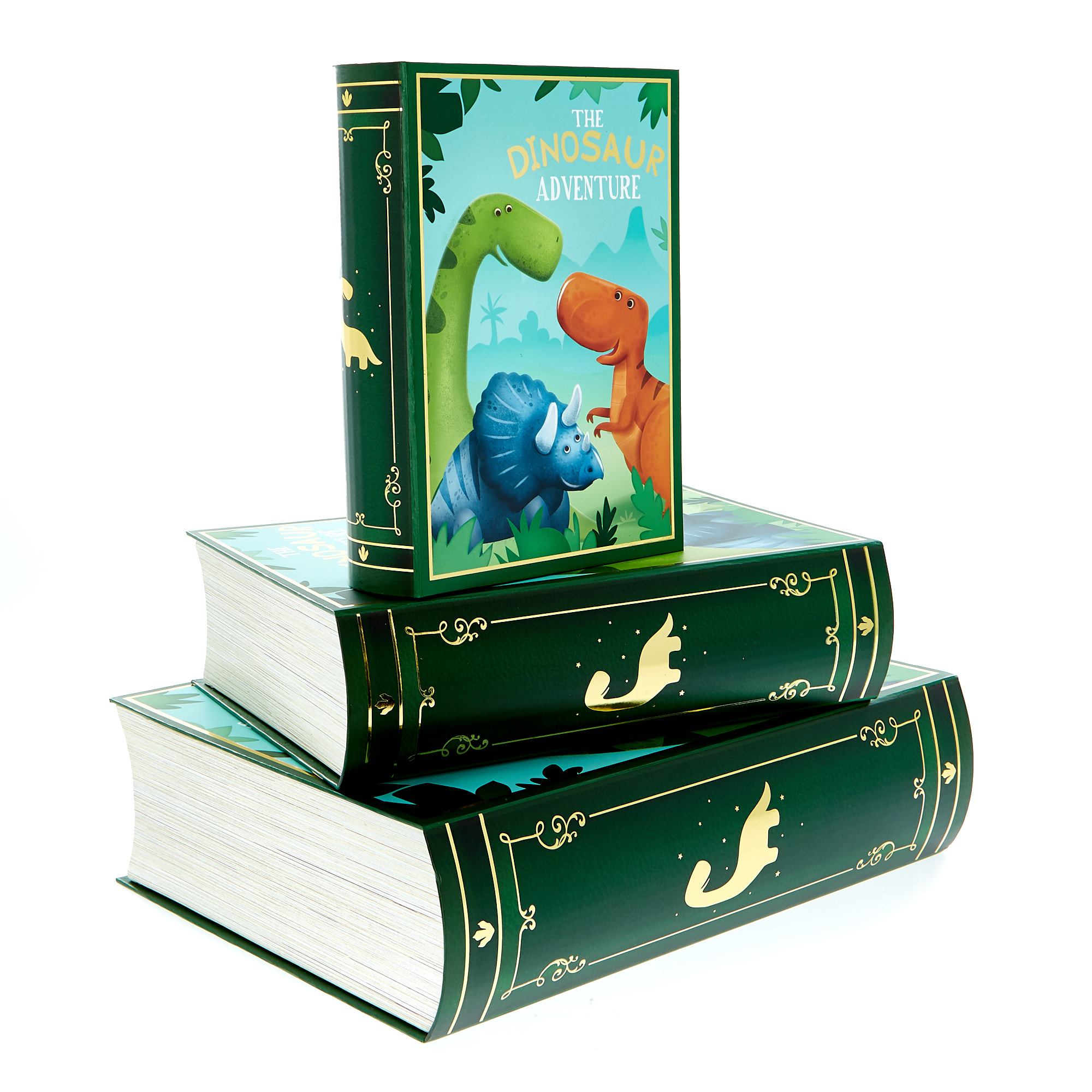 Dinosaur Book Gift Boxes - Set of 3