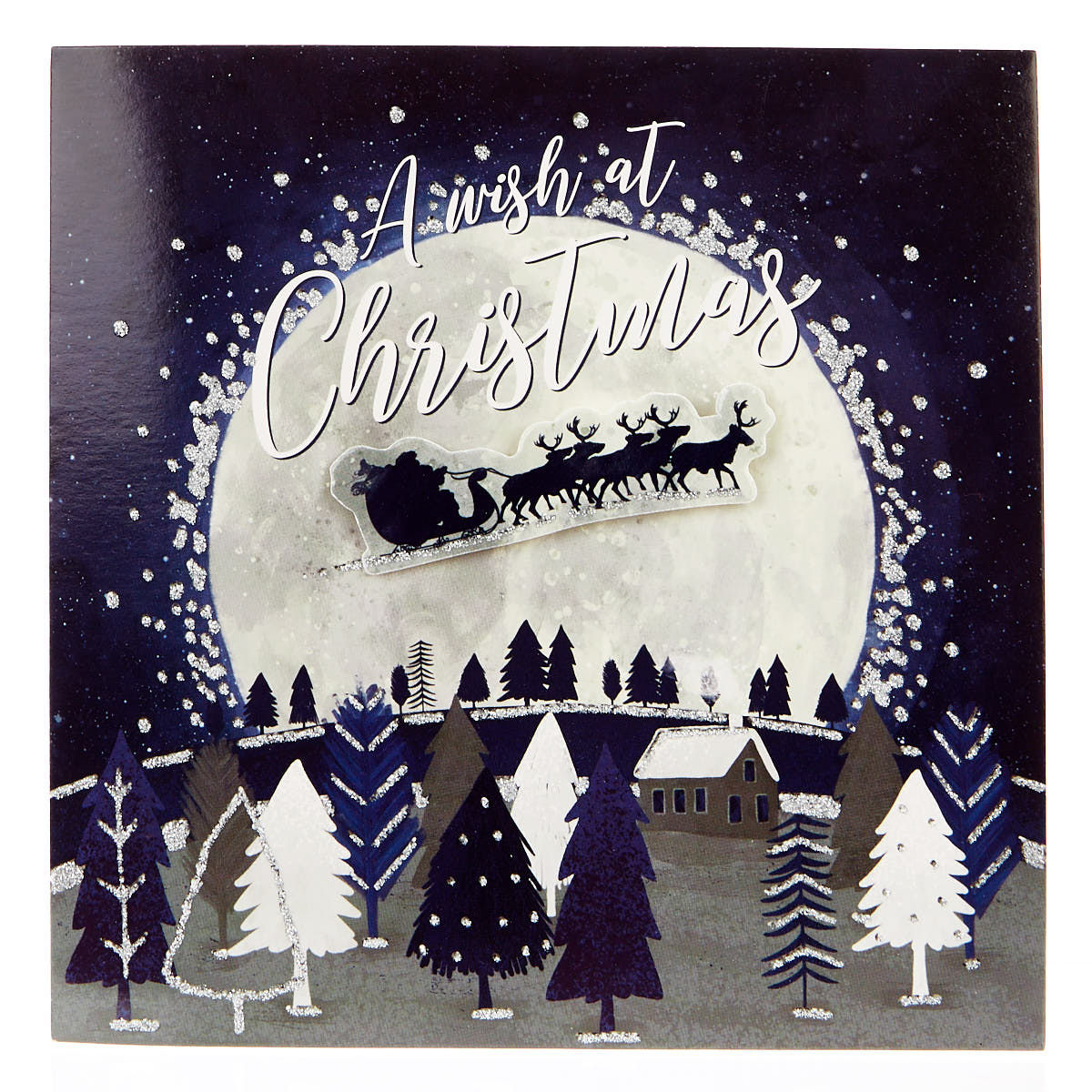 Handcrafted Boxed Christmas Cards - Winter Night Pack of 16
