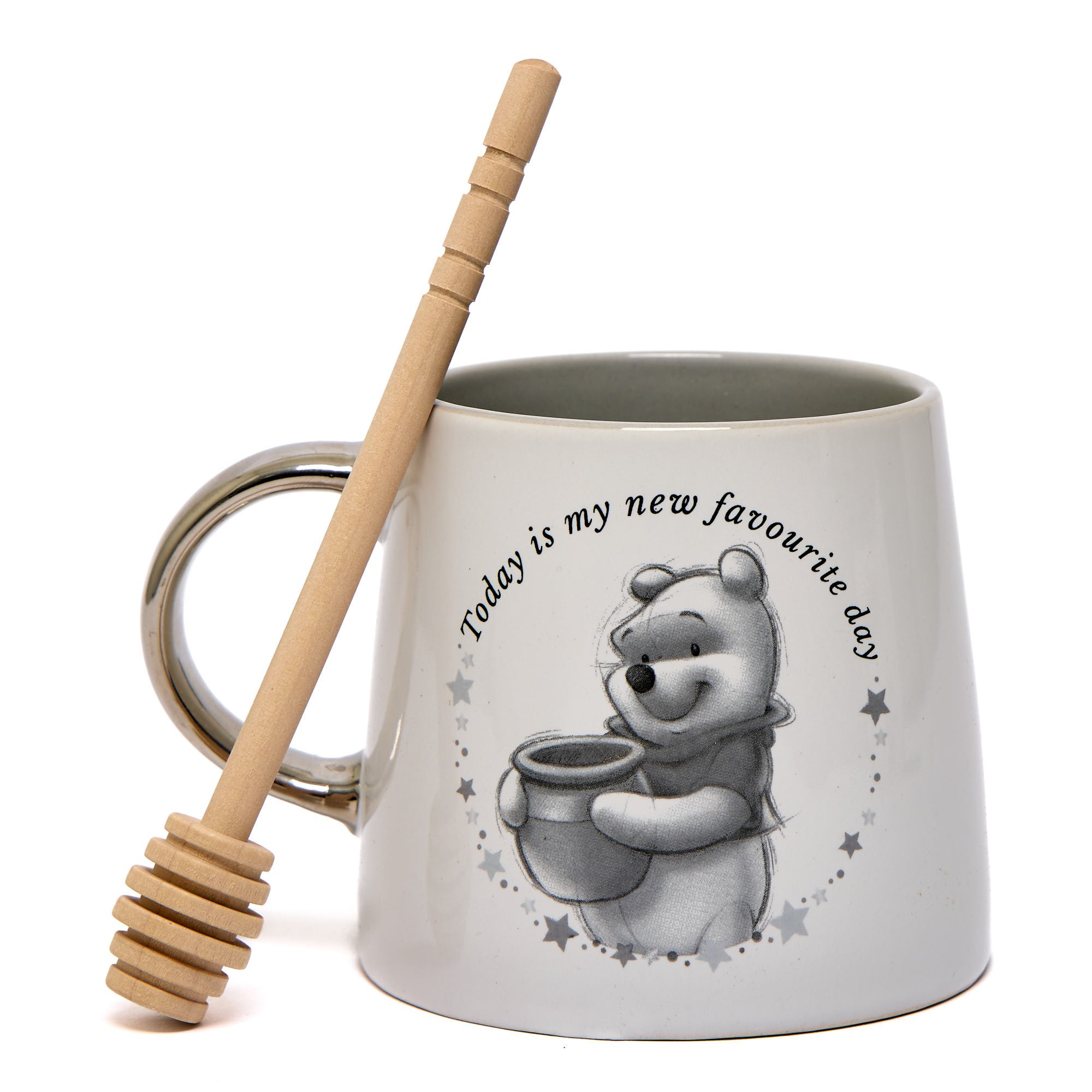 Winnie The Pooh Mug & Stirrer,  Winnie The Pooh Mug & Stirrer