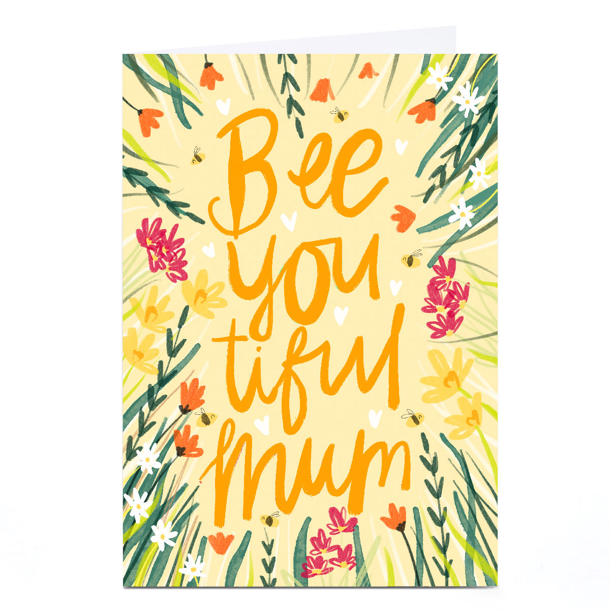 Personalised Emma Valenghi Mother's Day Card - Bee-You-Tiful Mum