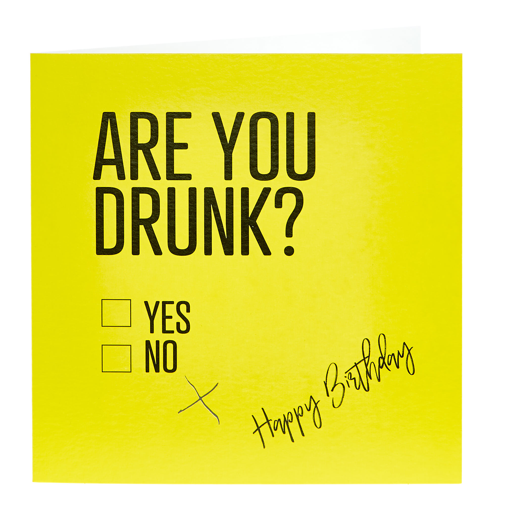 Buy Punk Birthday Card - Are You Drunk? for GBP 1.49 | Card Factory UK
