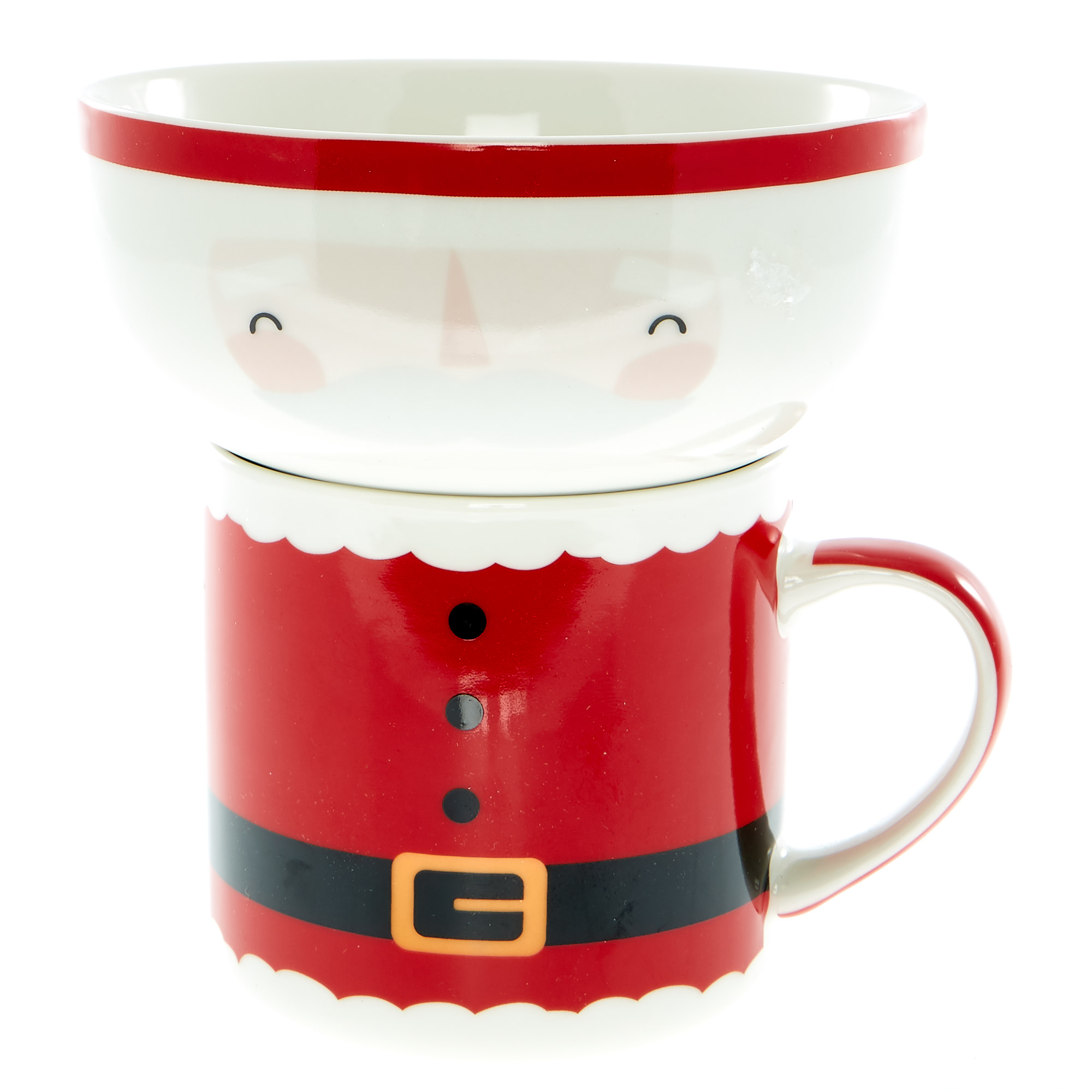 Santa Christmas Morning Breakfast Set