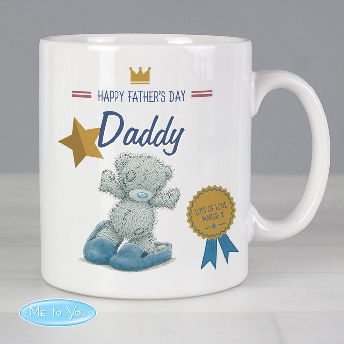 Personalised Mug - Me to You Bear in Slippers 