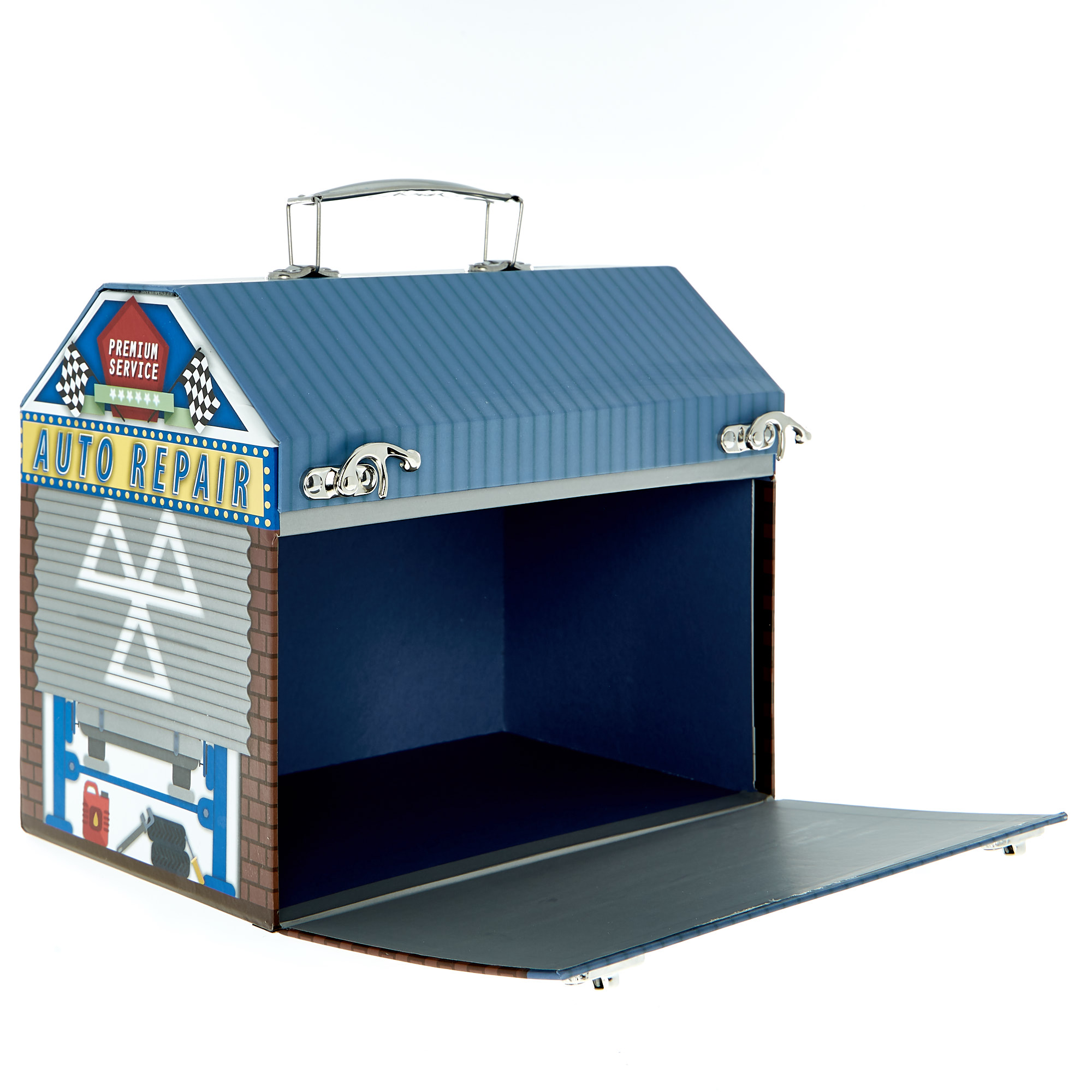 Car Garage Toy Chest Gift Box 