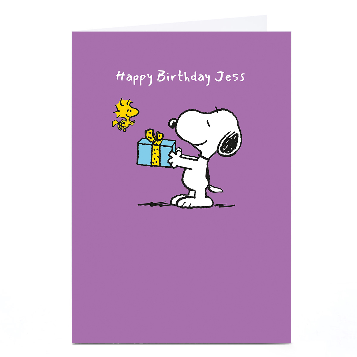 Personalised Birthday Card - Peanuts Gift