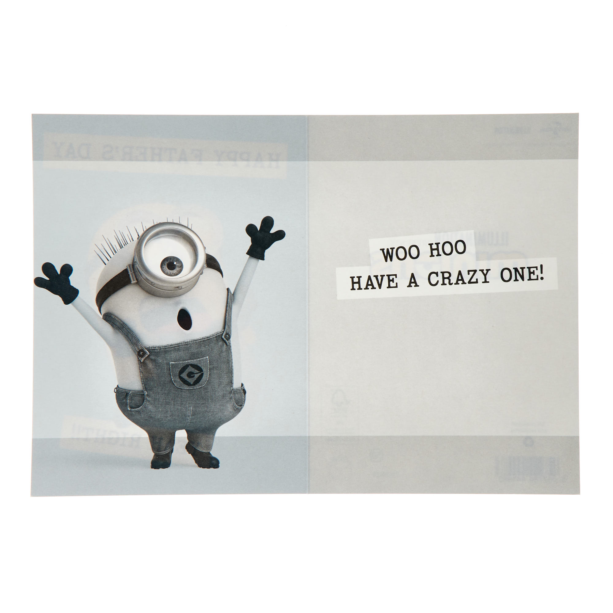 Minions Yeah Right Father's Day Card