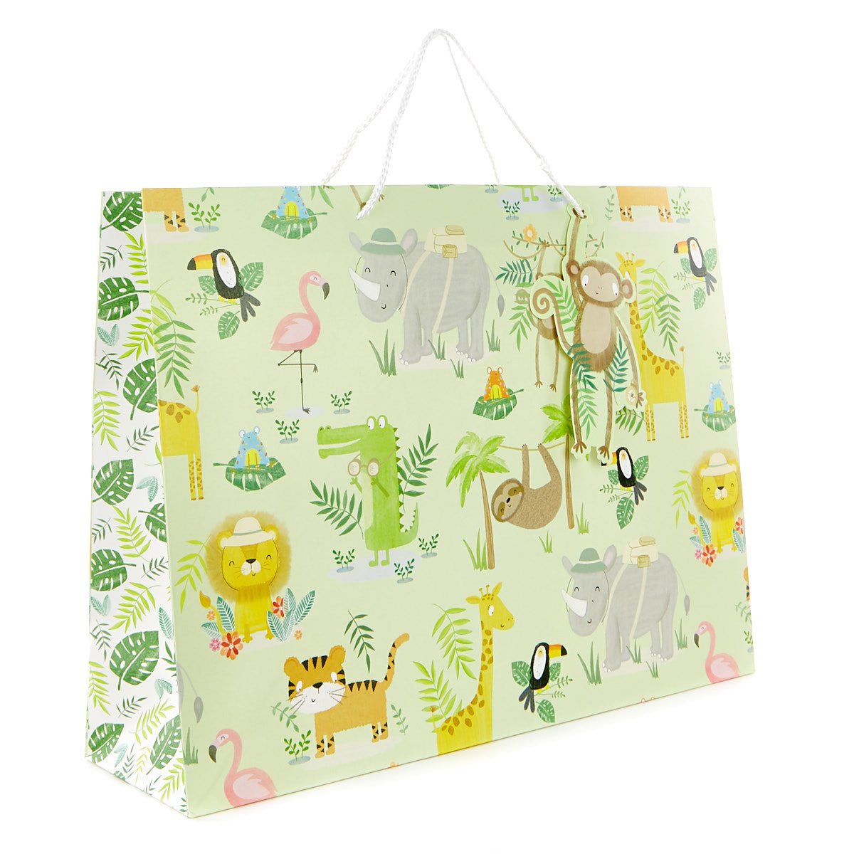 Extra Large Landscape Gift Bag - Jungle Animals