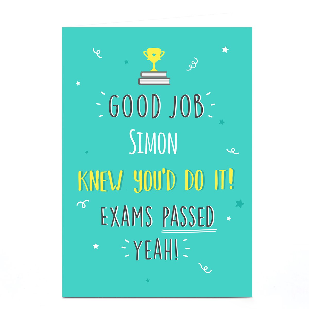 Personalised Congratulations Card - Good Job