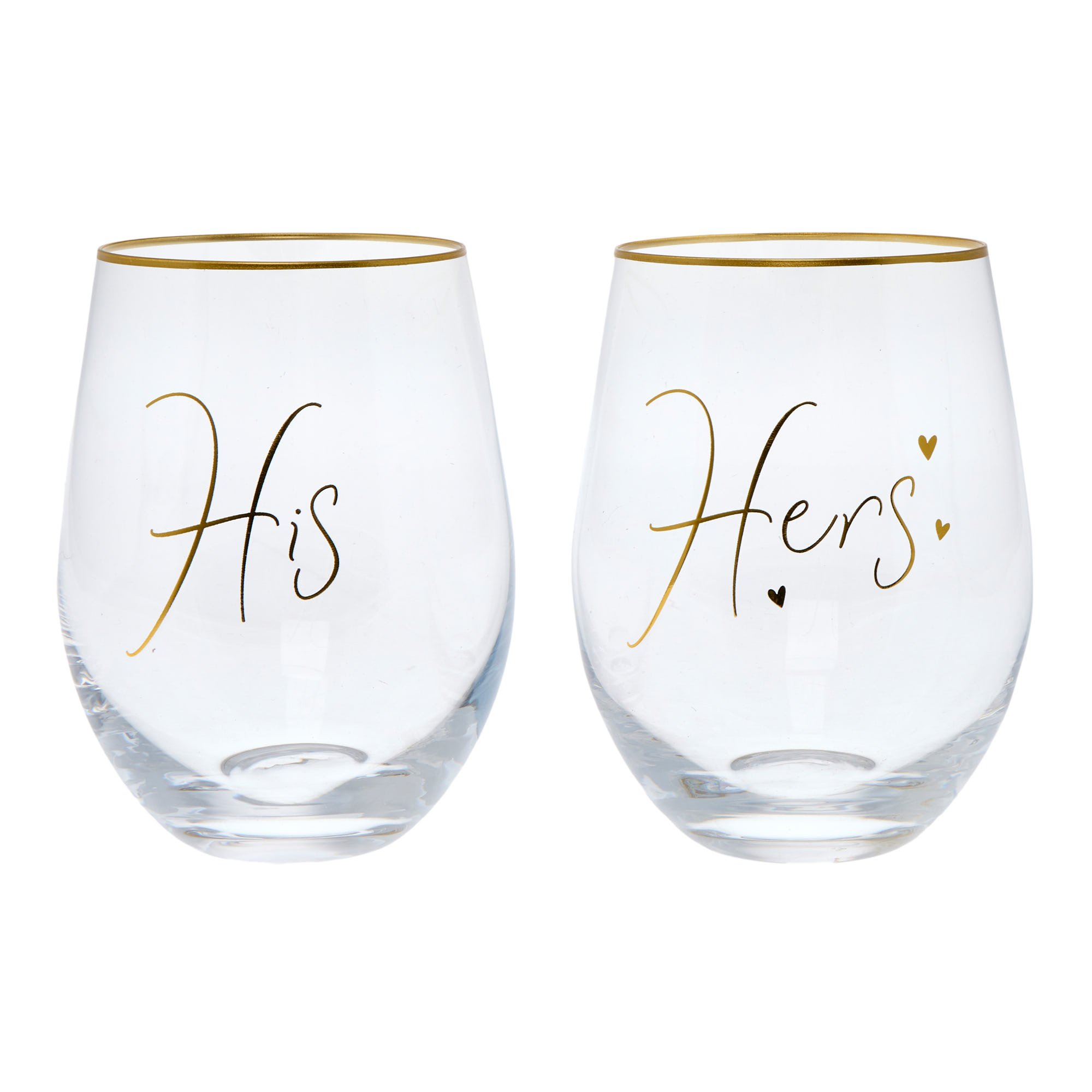 Cheers To Us His & Hers Glasses