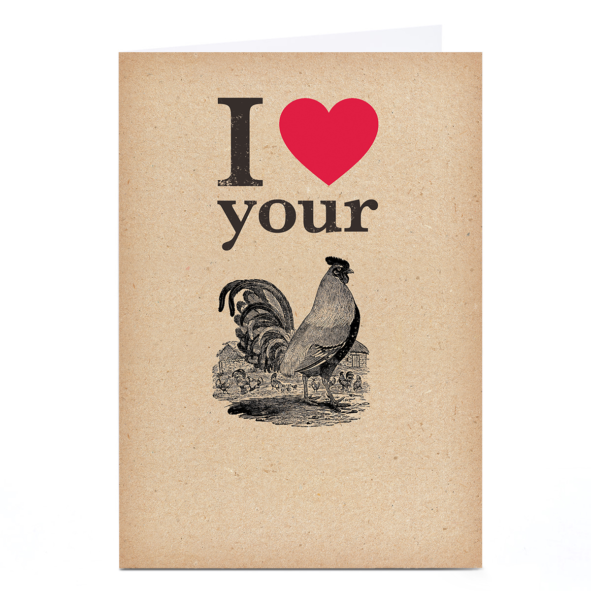 Personalised Valentine's Day Card - I Love Your